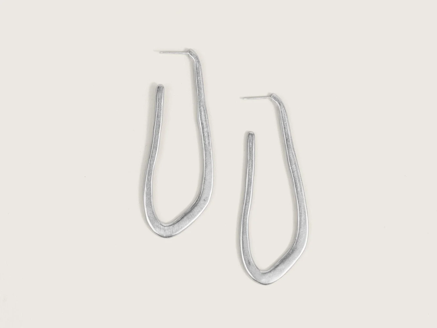 Halo Hoops in silver