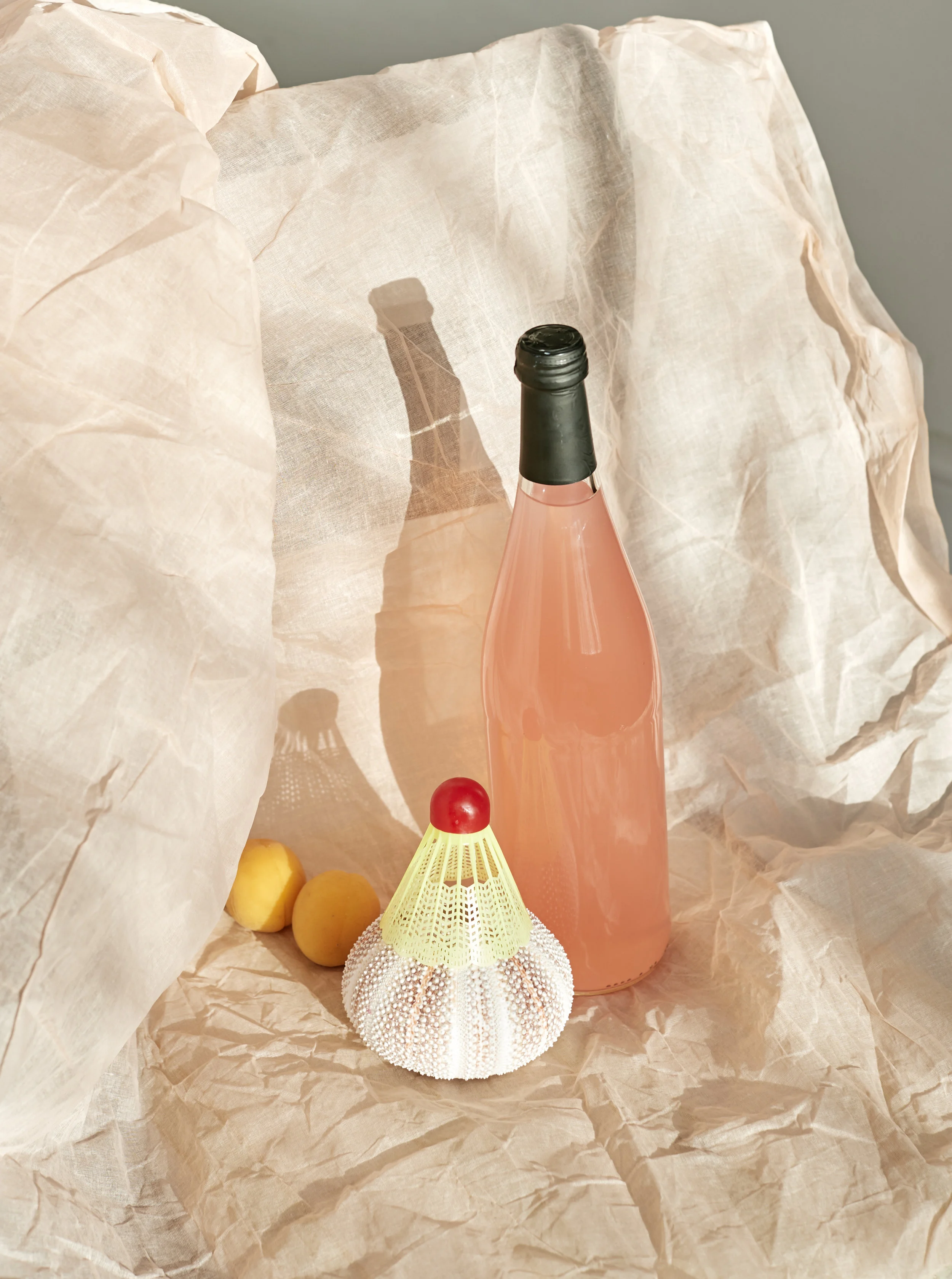 Set Design - Sunday Times still life pink