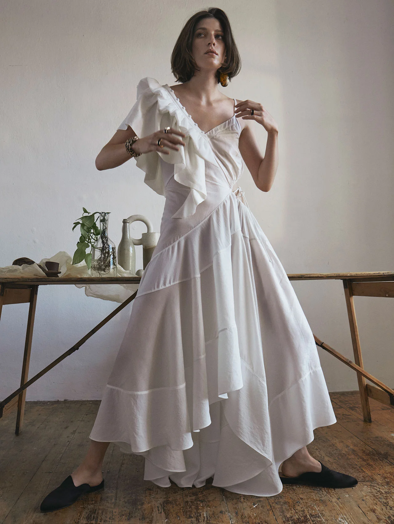 Sunday times set design - model with table 