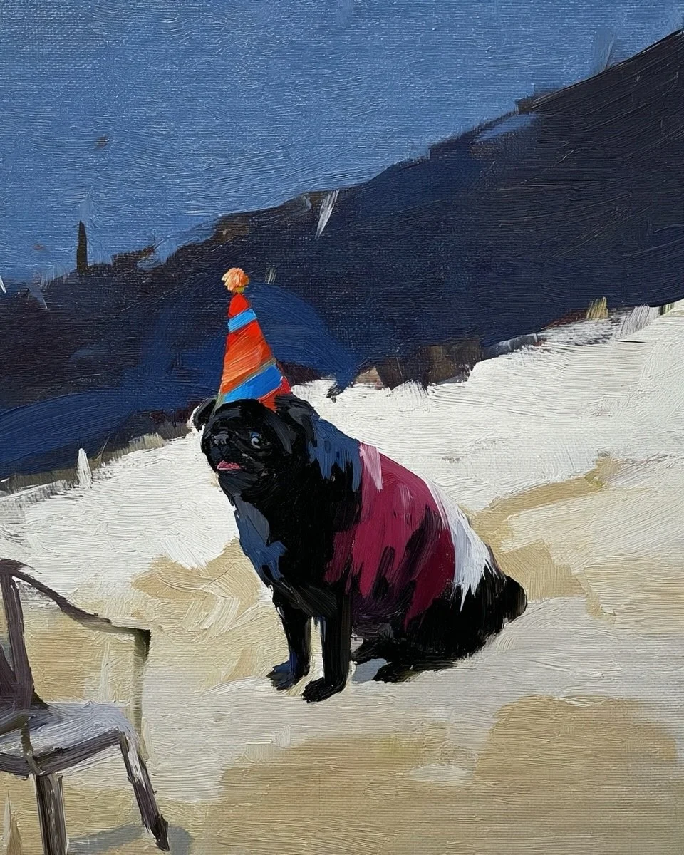 Occasions. 

#midjourneyart #aiart #messy #fun #painting