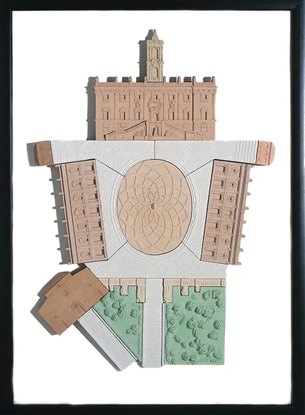 Piazza Campidoglio, ROMA cm. 50 x 70 - € 340,00