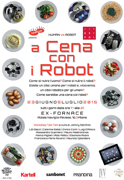 A CENA CON I ROBOT 