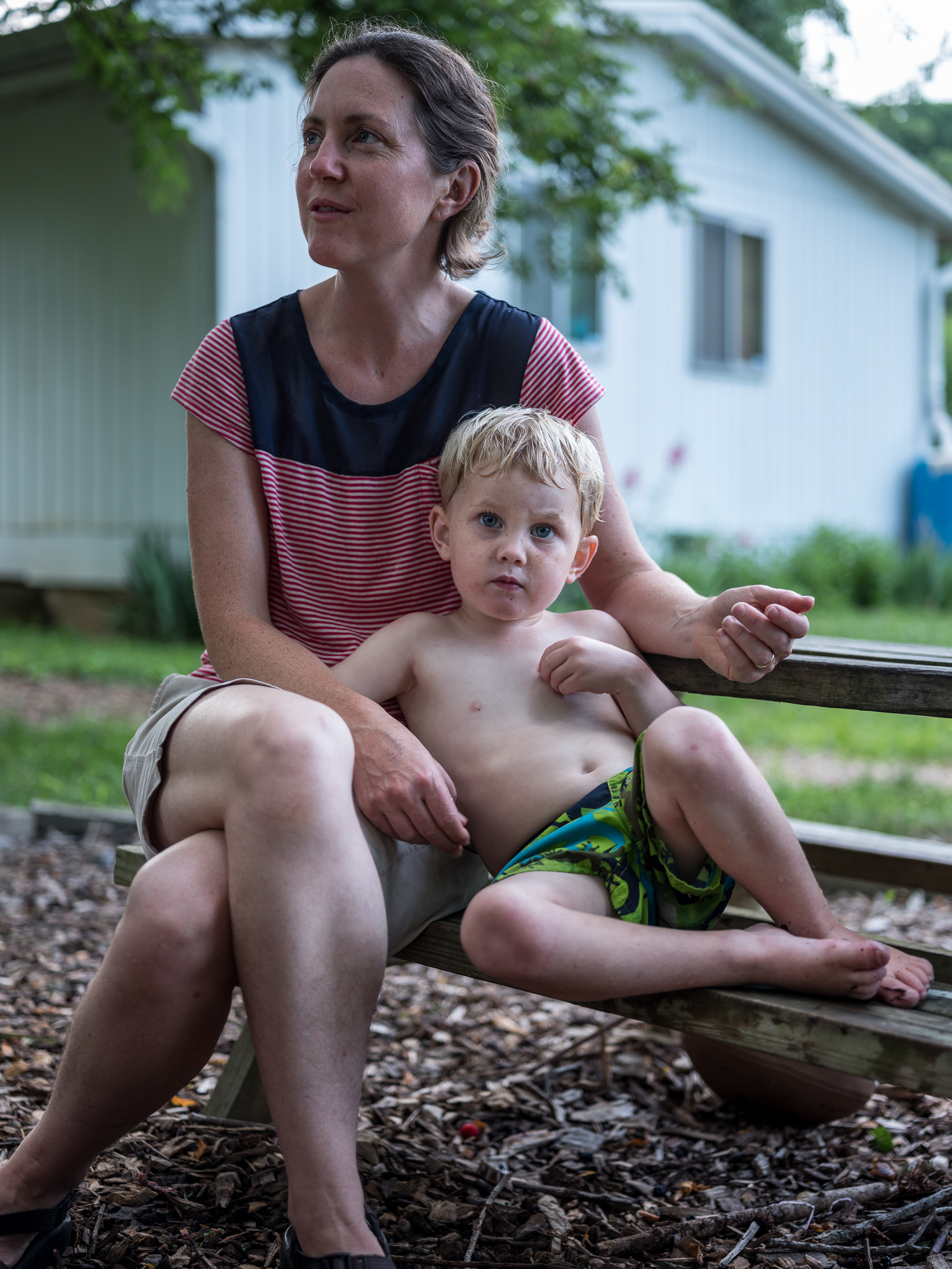 Laura and Leo at the Bloomington Catholic Worker, Bloomington, I