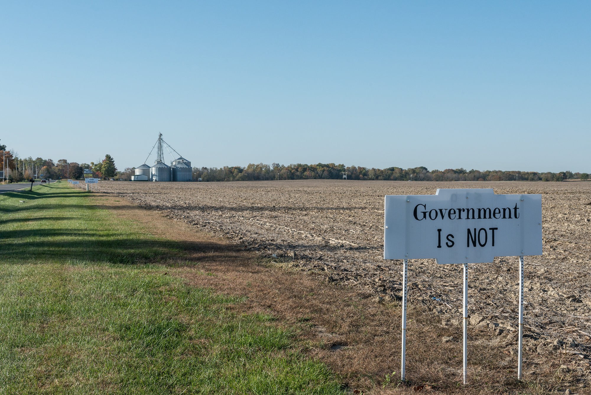 Government is not, near Spencer, Indiana, 2015