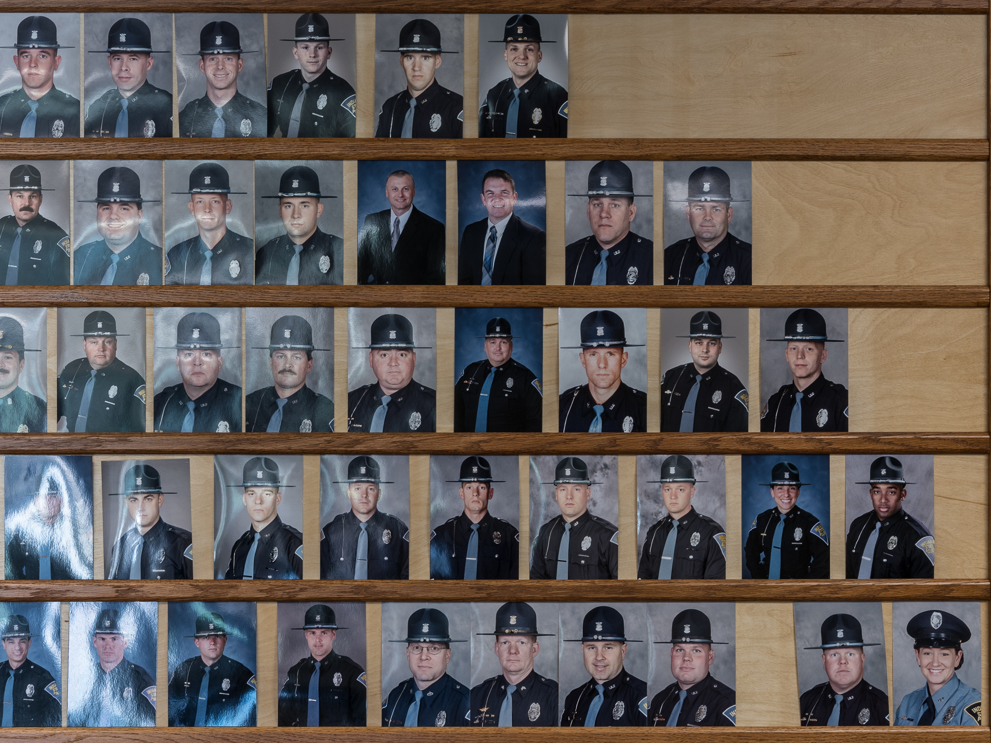 Indiana State Police (Detail), Bloomington, Indiana, 2018