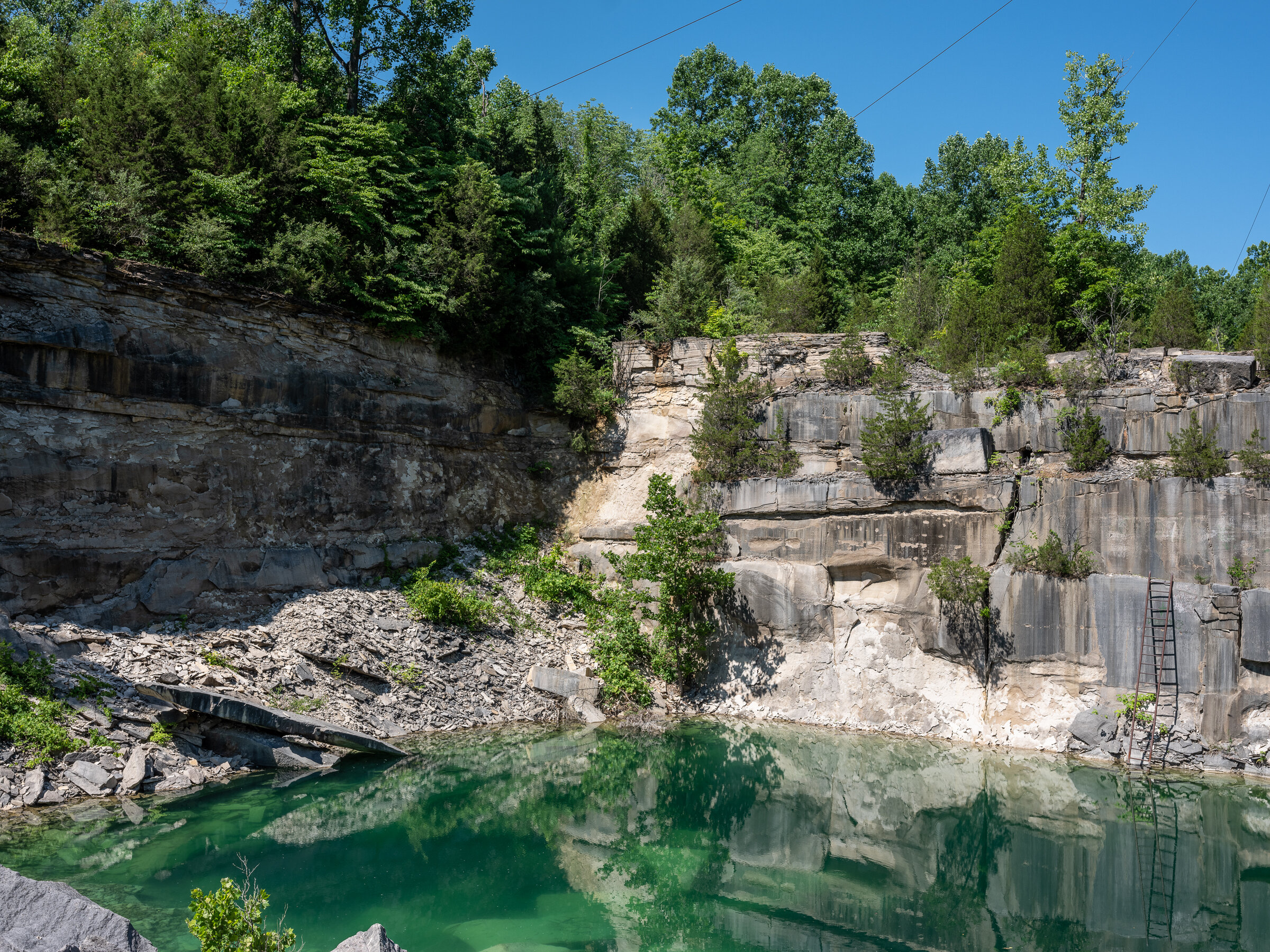 Furst Quarry, Decommissioned in the 70's, Bloomington, Indiana, 