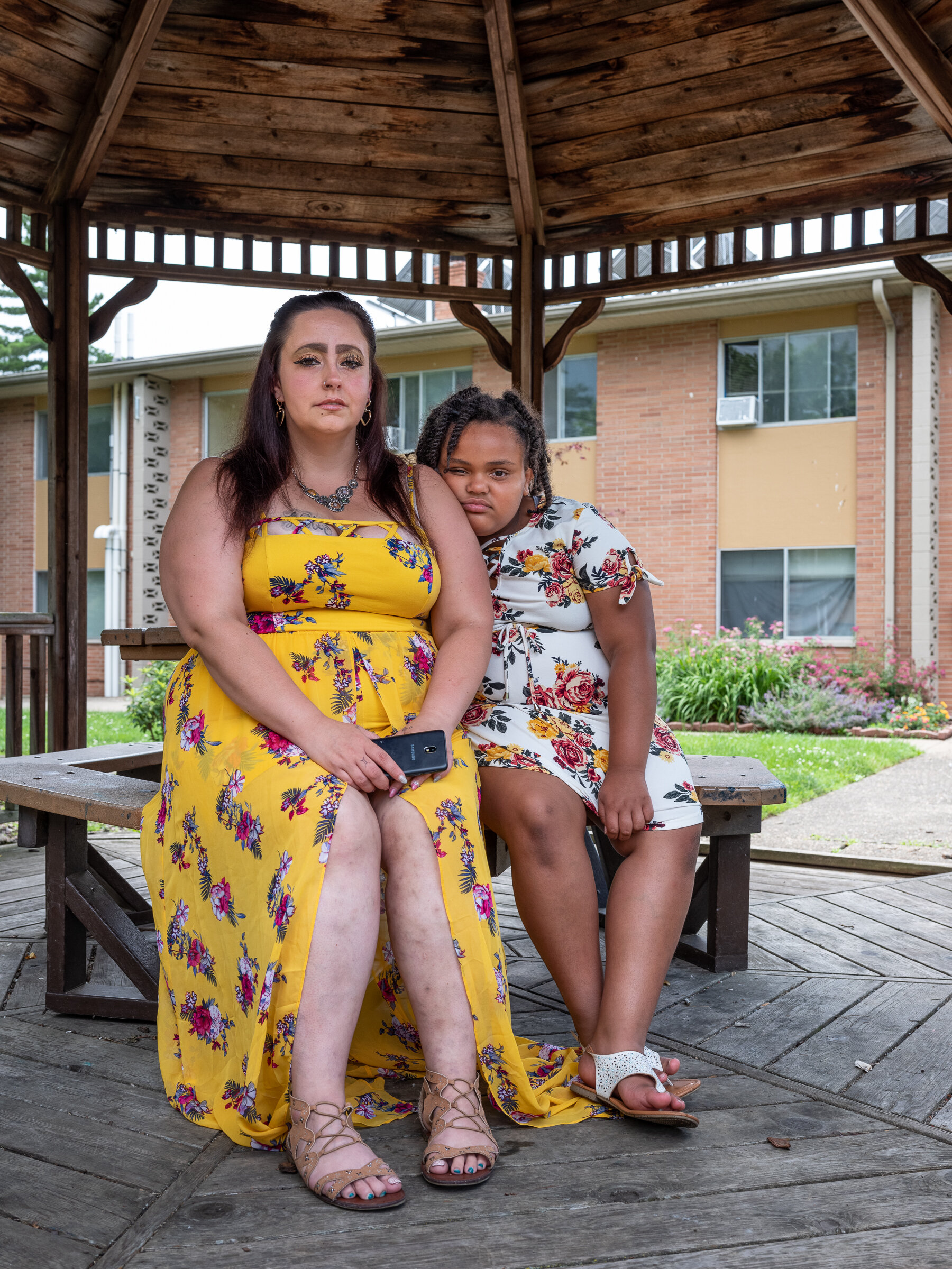 Rachelle after Incarceration, with her Daughter Mya, Bloomington