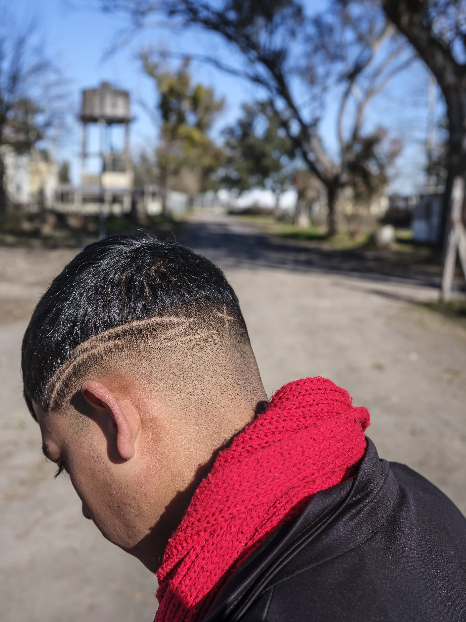 Corte de Pelo de Maxi, Centro Cerrado Eva Perón, Abasto, Argentina, 2024