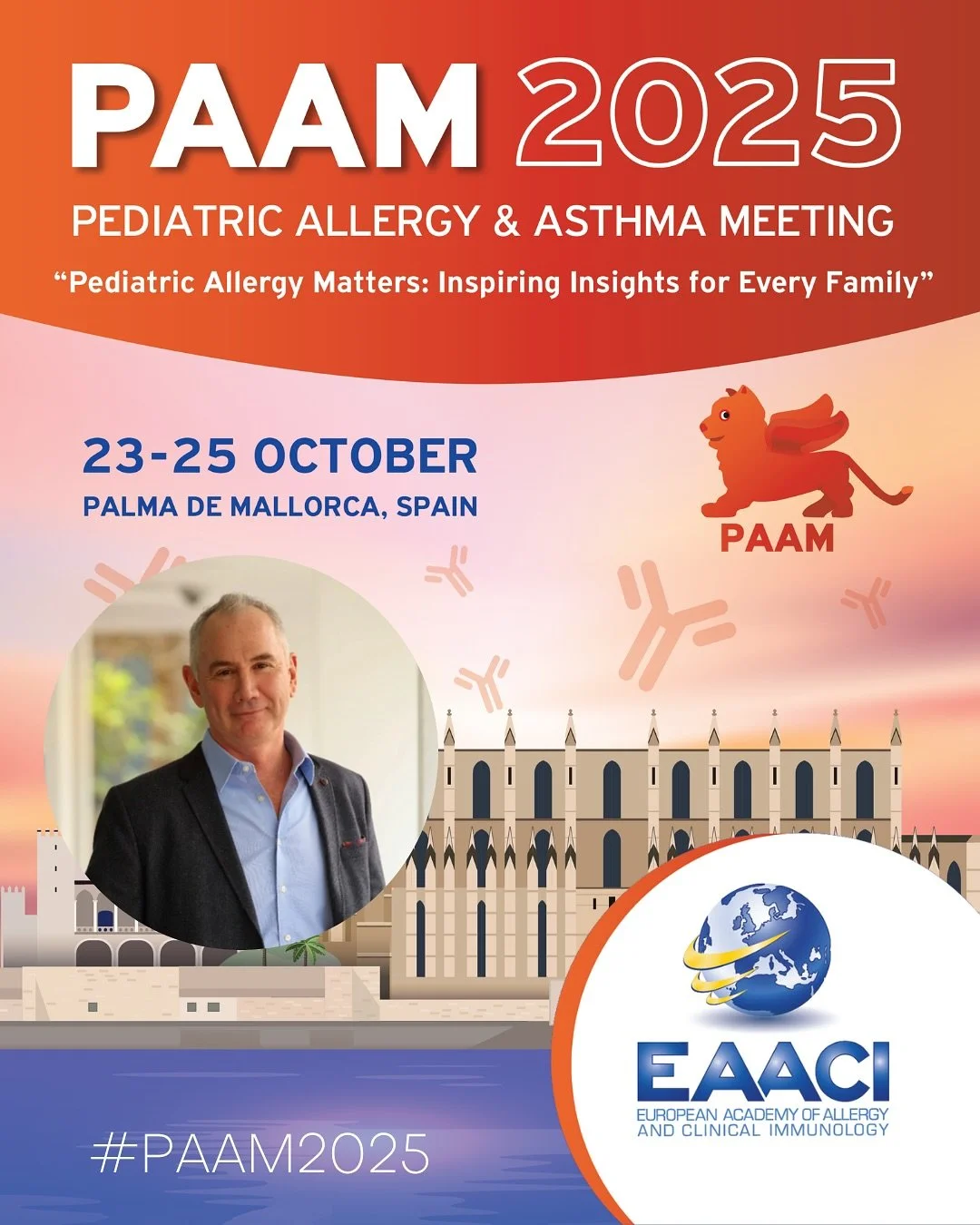 PAAM 2025 - Professor George Du Toit on the programme 👨🏻‍⚕️
We’re proud to share that Professor George Du Toit is attending (and presenting!) at PAAM 2025 (Pediatric Allergy Matters: Inspiring Insights for Every Family) this week 🙏
He&