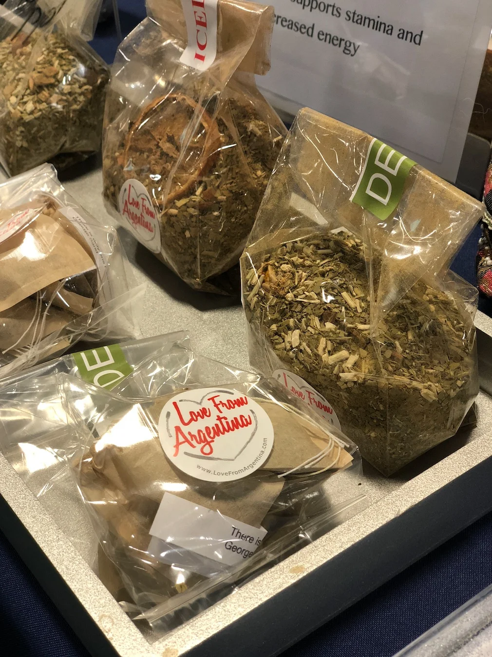 Love From Argentina Yerba Blend -detox 6 display