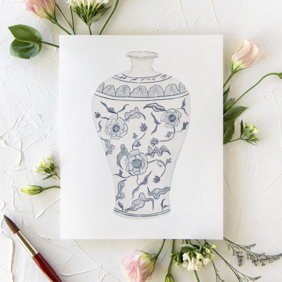 Large Ginger Jar Print — Catherine Cartie Calligraphy