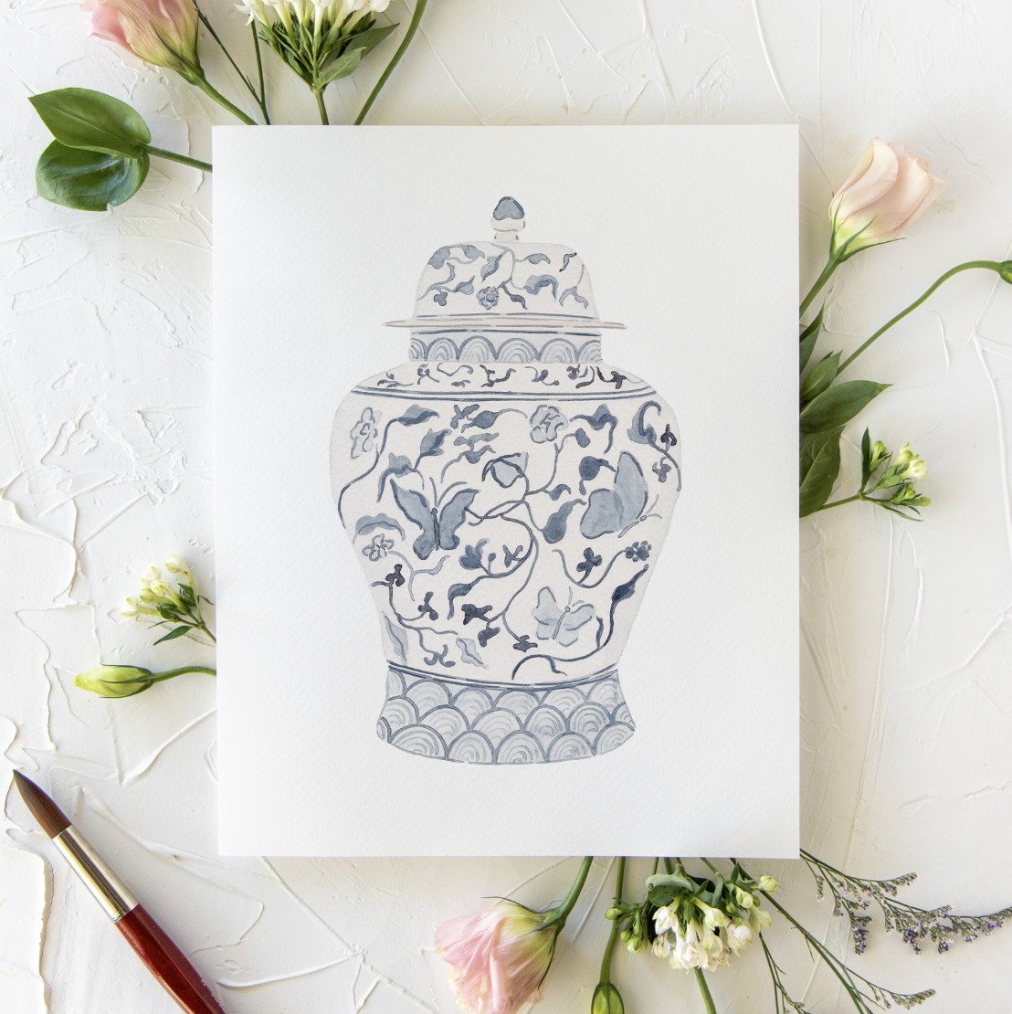 Medium Ginger Jar Print — Catherine Cartie Calligraphy
