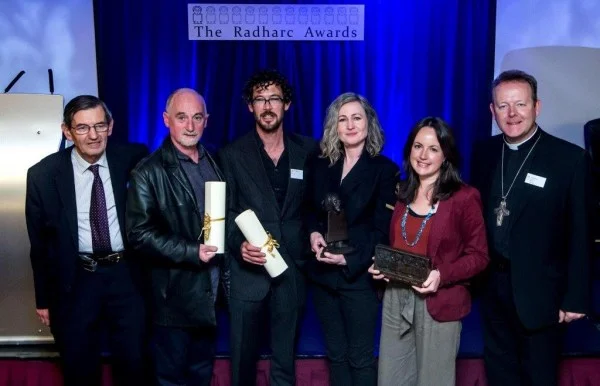 The Radharc Award is the highest commendation in Ireland for social documentarians. It was an honour to receive the first prize, and to take the Moone Man trophy home.