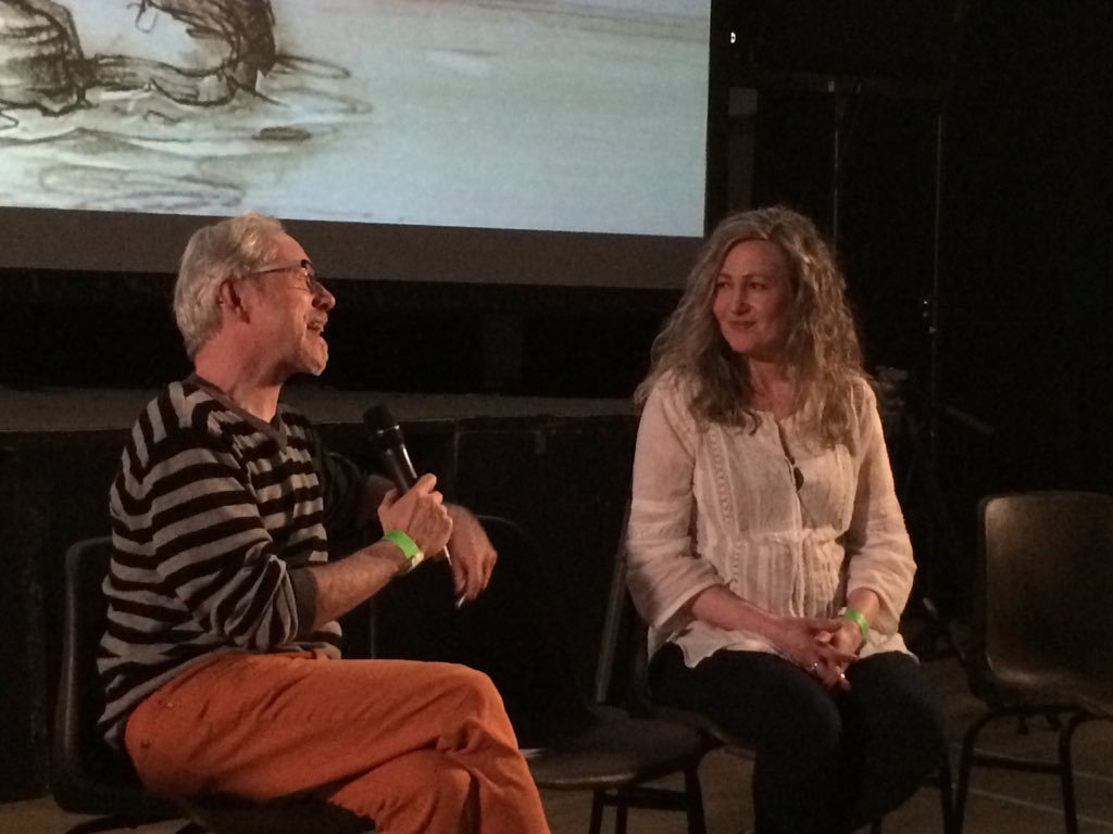 In conversation with Vincent Woods after a screening of Deargdhúil at Inish Island Conversations. The loveliest audience and Q&A yet!