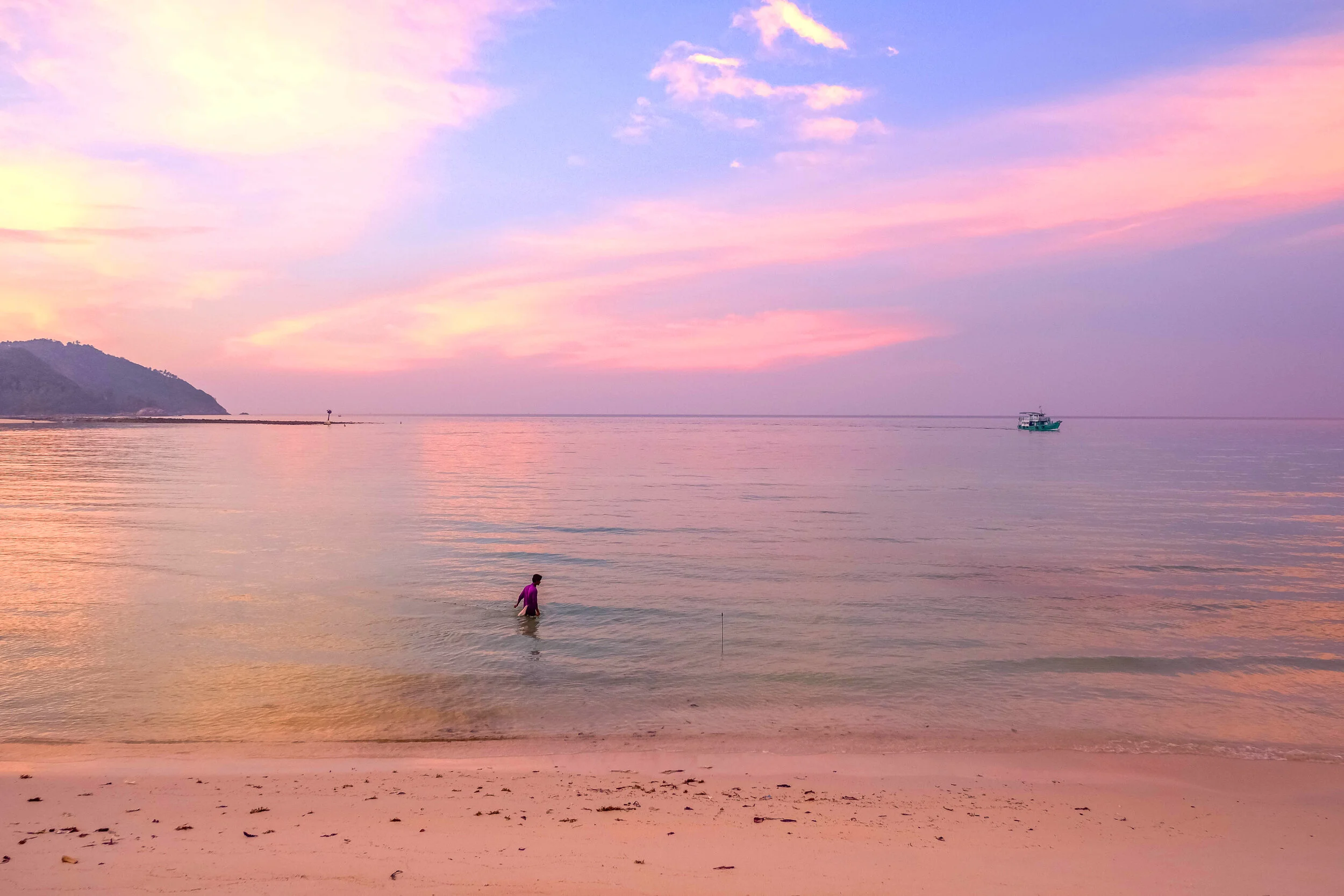 A fisherman in Ko Pha Ngan, Thailand.
