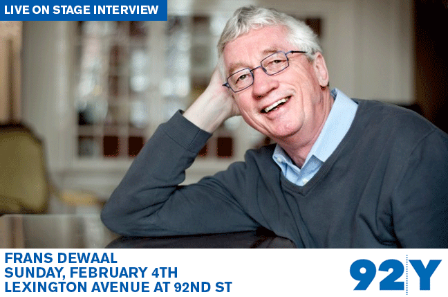 LIVE ON STAGE INTERVIEW WITH FRANS DE WAAL
