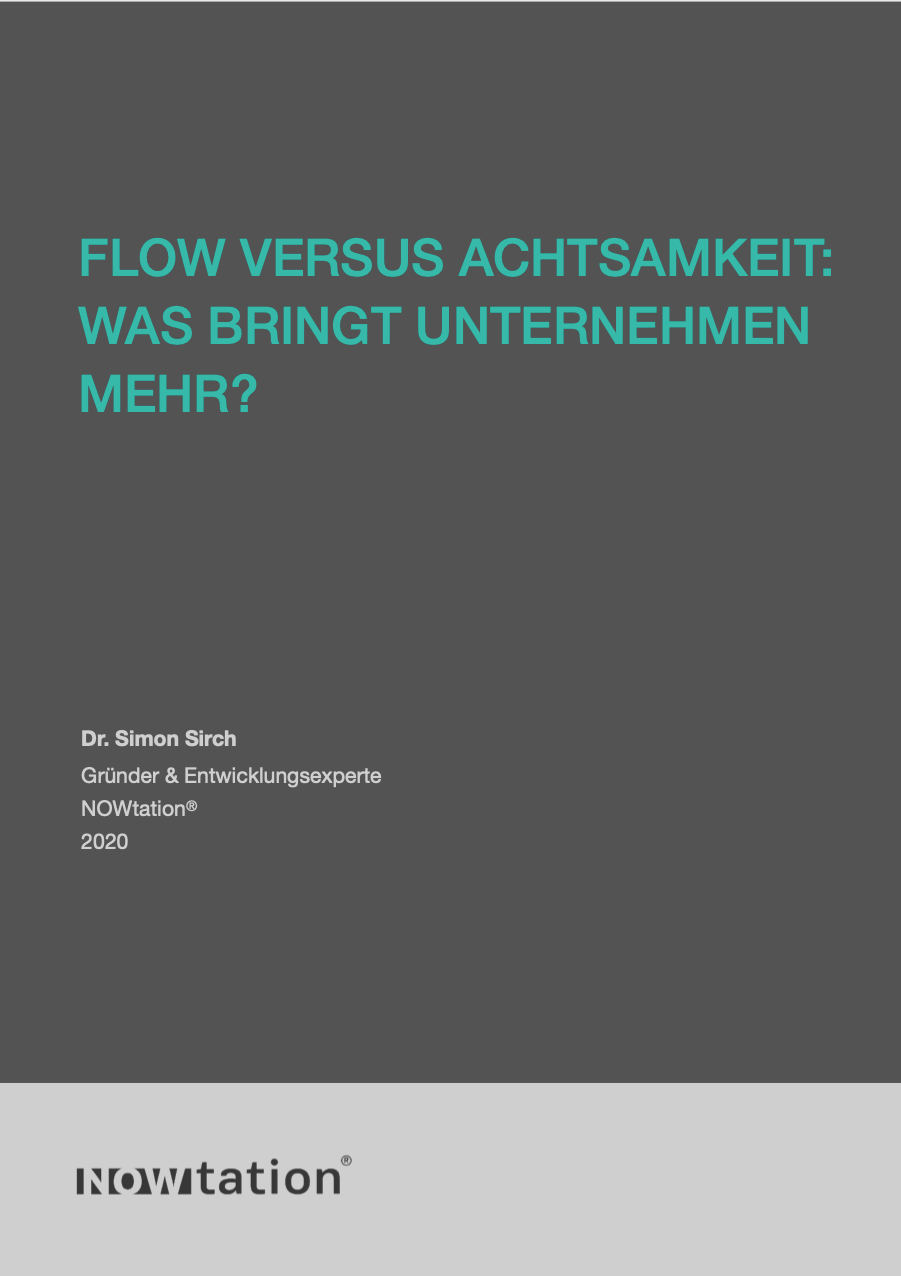 flow versus Achtsamkeit: Was bringt Unternehmen mehr? –&nbsp;Dr. Simon Sirch
