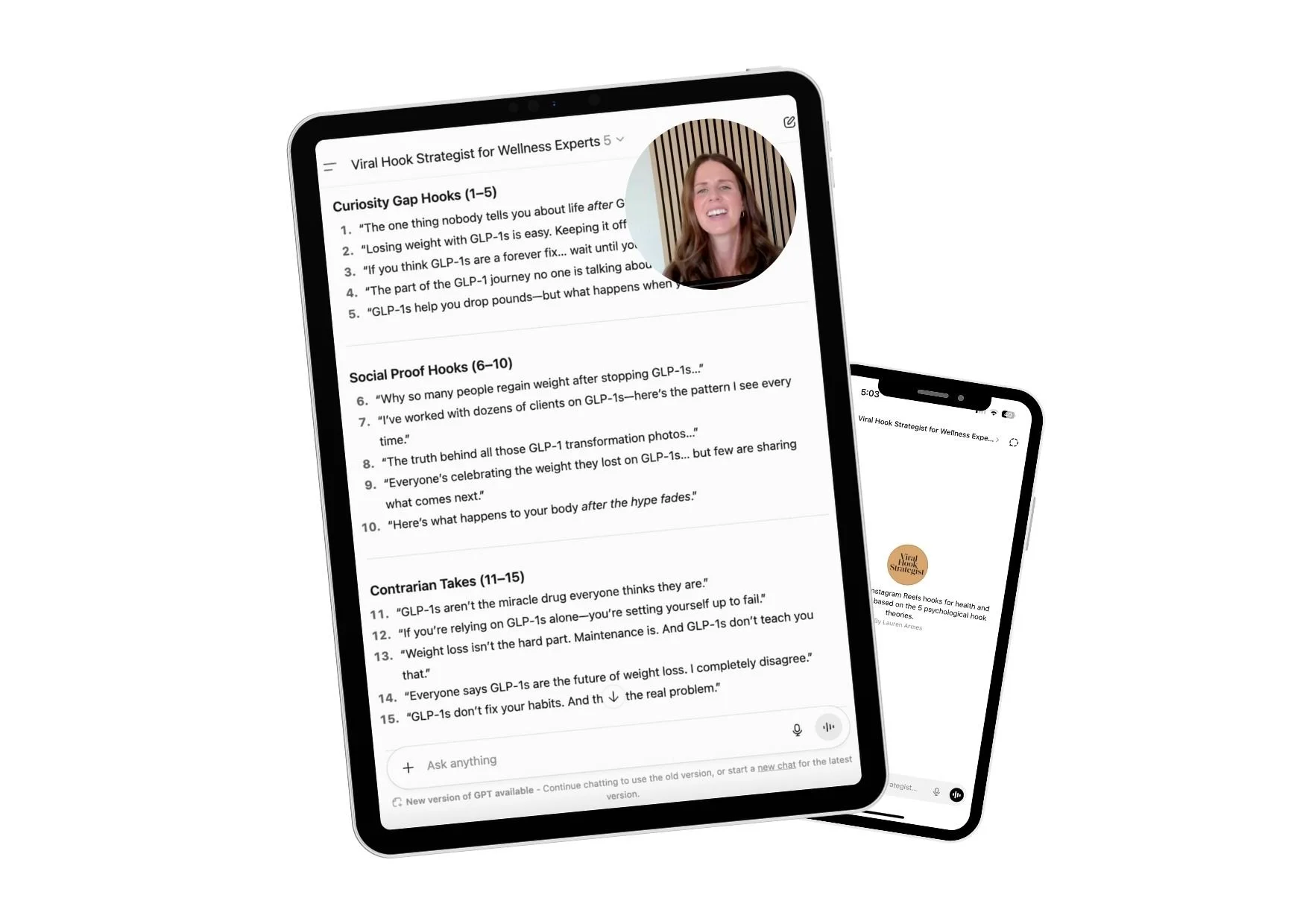 Lauren Armes Viral Hooks Generator