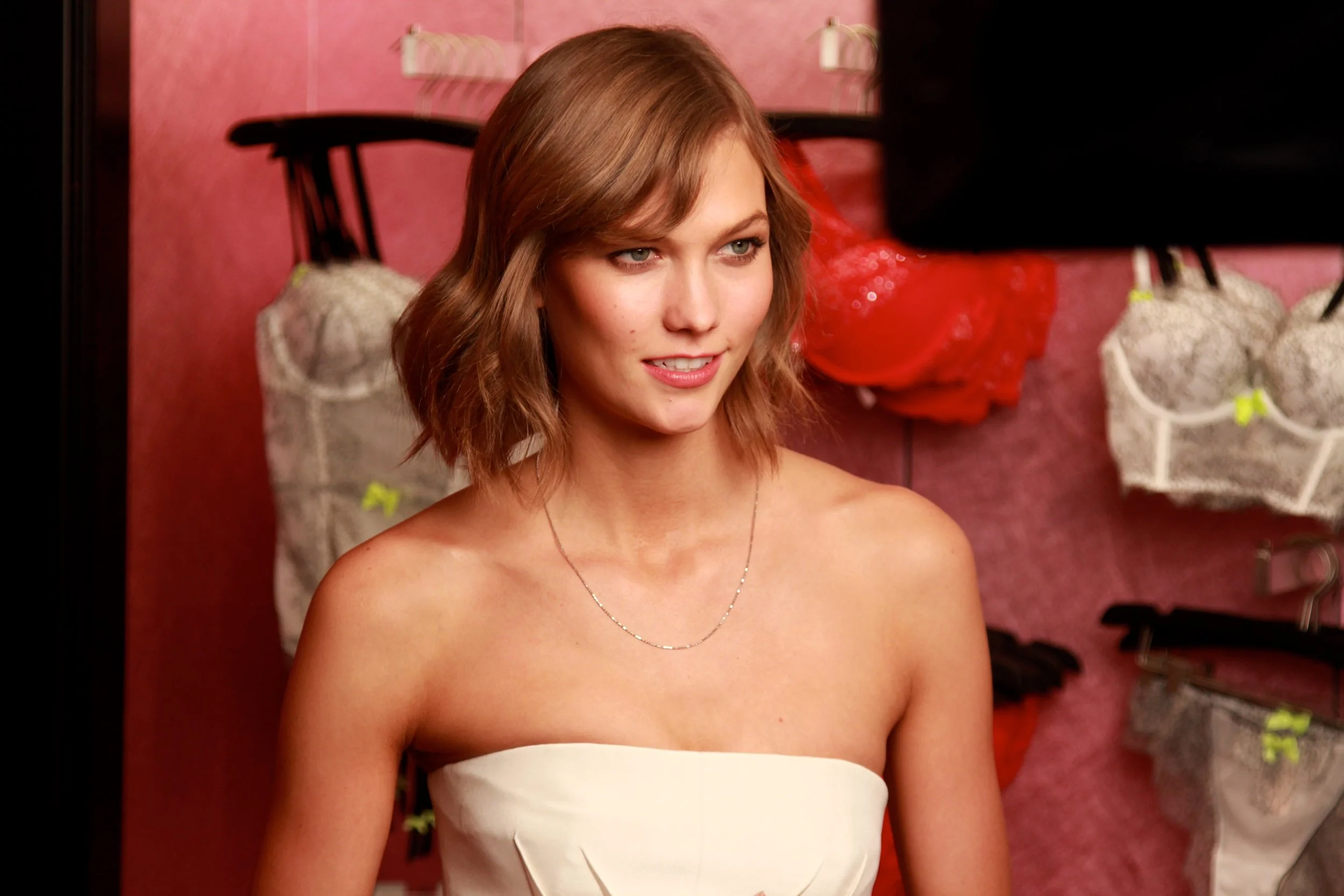 Karlie Kloss at Victoria's Secret Herald Square, NYC