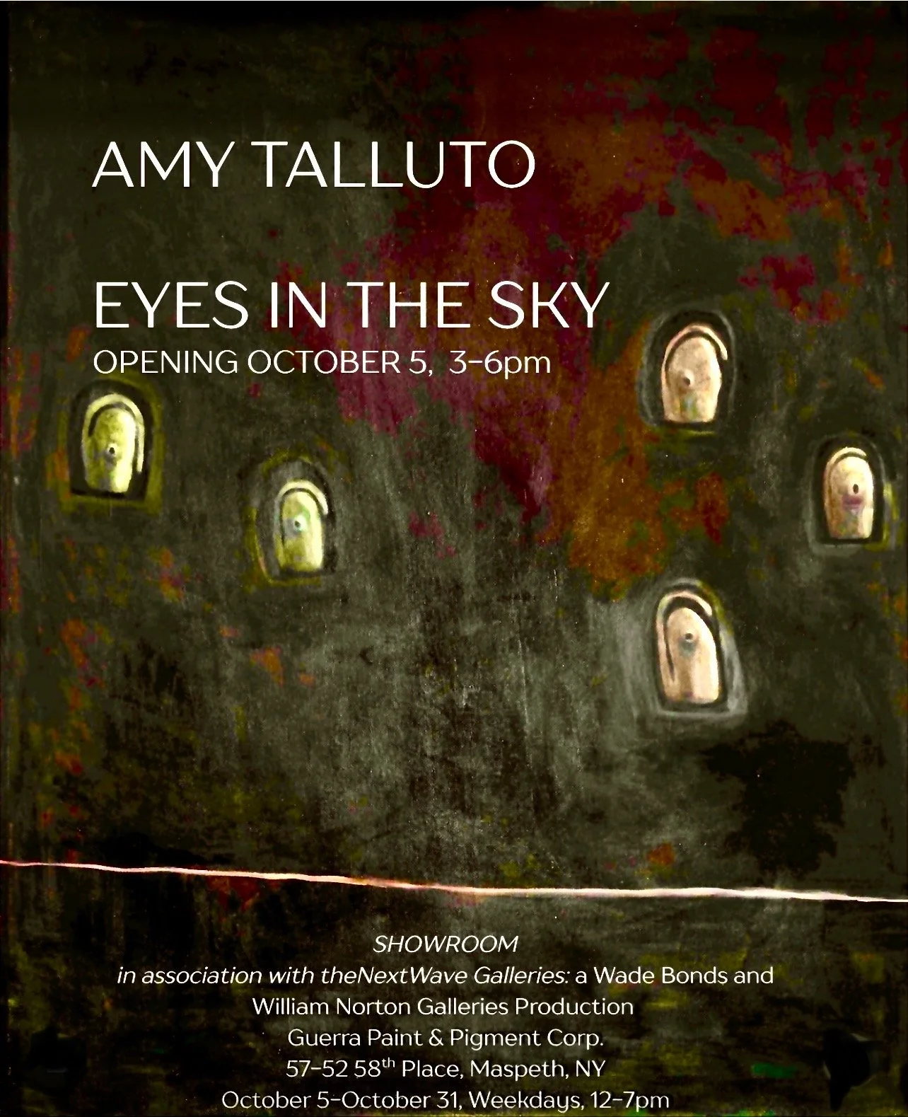 Amy Talluto: Eyes In The Sky: curated by Nicole Castaldo 