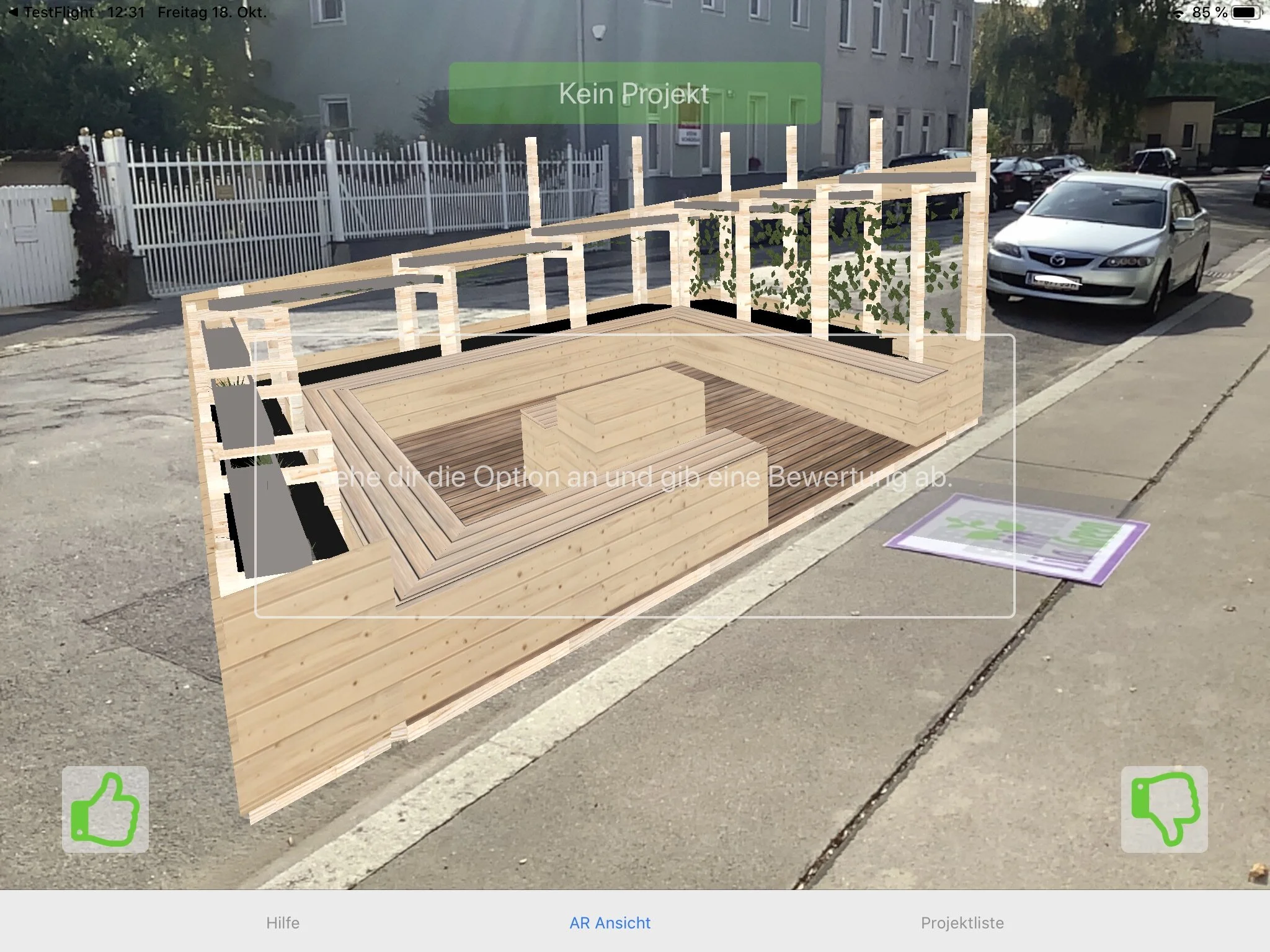 Parklet in ARKit