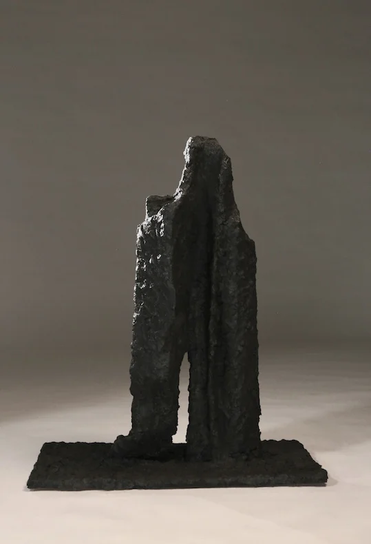 Untitled 2018 Wood, Metal, paper clay and polymer paint 29 x 24 x 11.5”