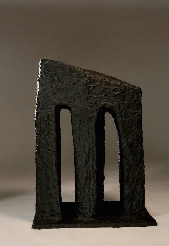 Untitled 2018 Wood, Metal, paper clay and polymer paint 34 x 24 x 16”