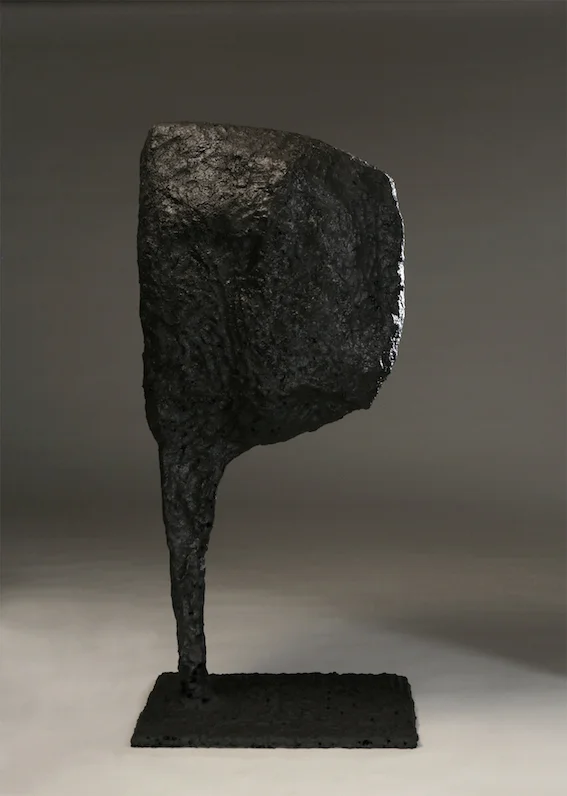Untitled 2018 Wood, Metal, paper clay and Polymer paint 44.5 x 20 x 13.5"