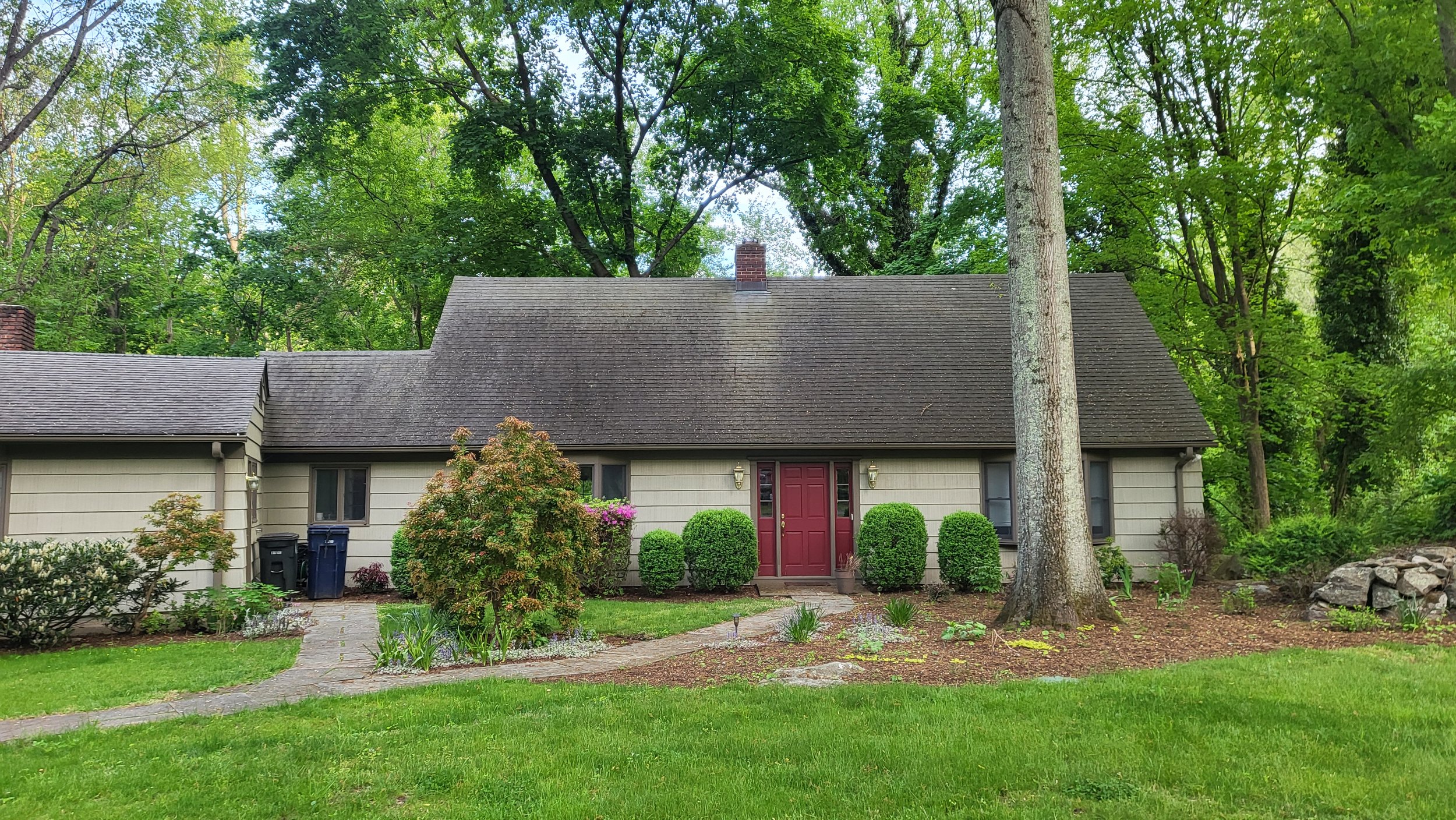 Front facade of the West Hill Residence prior to renovation.
