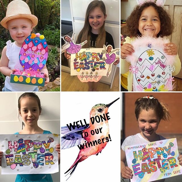 🐣🎨 W E L L  D O N E 🎨🐣
Huge congratulations to all the Easter competition winners! 
Granny Hummingbird had a very tough time deciding as all the entries were so good! 🌈
.
.
.
#easter #competition #hummingbirdonline #hummingbirdchicks #preschool 