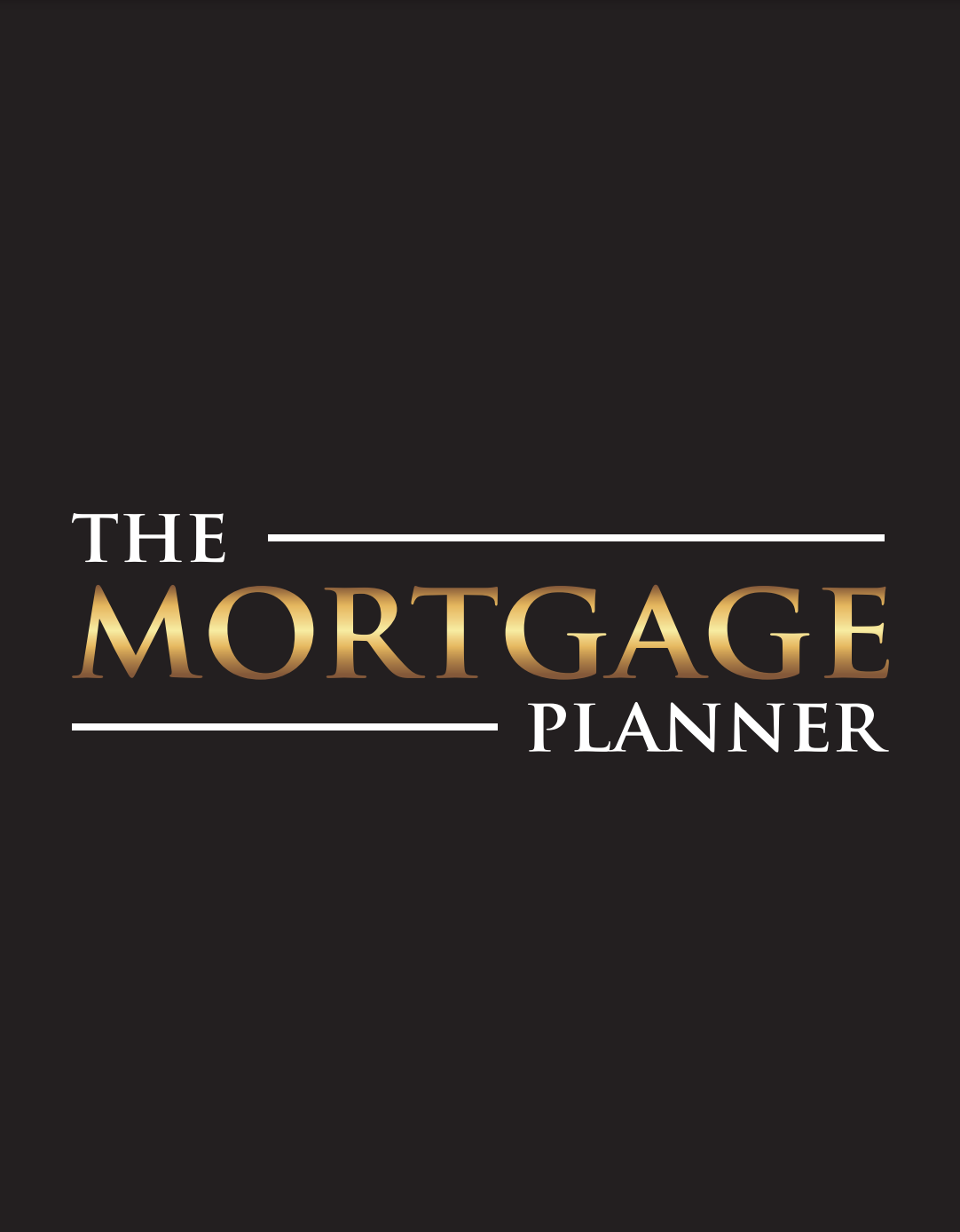 The Mortgage Planner Workbook