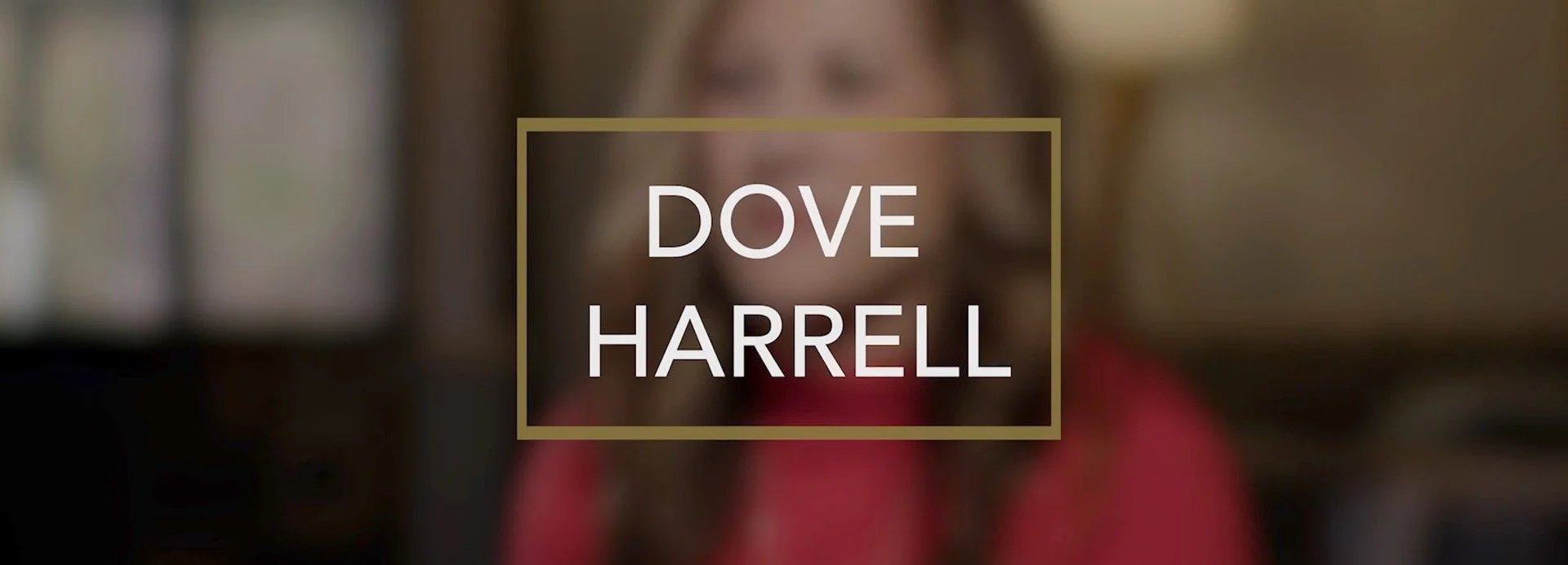 Dove Harrell / Learning to know God by loving and reading His Word