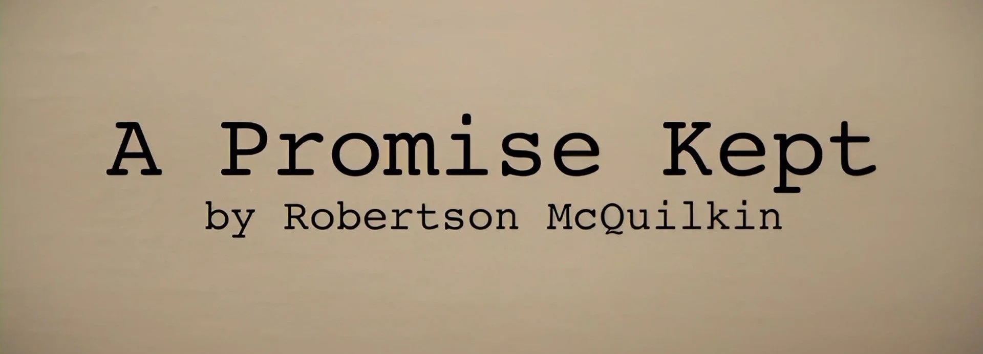 Robertson McQuilkin / Sacrificially loving and caring for a wife with Alzheimer's