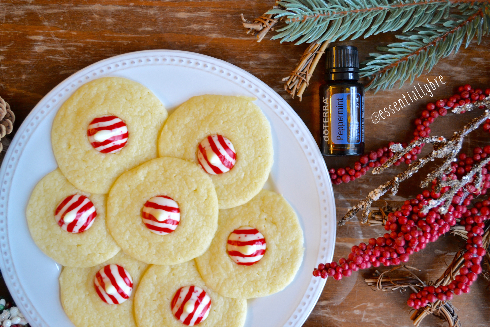 Peppermint Essential Oil Cookies — Wholly Rooted