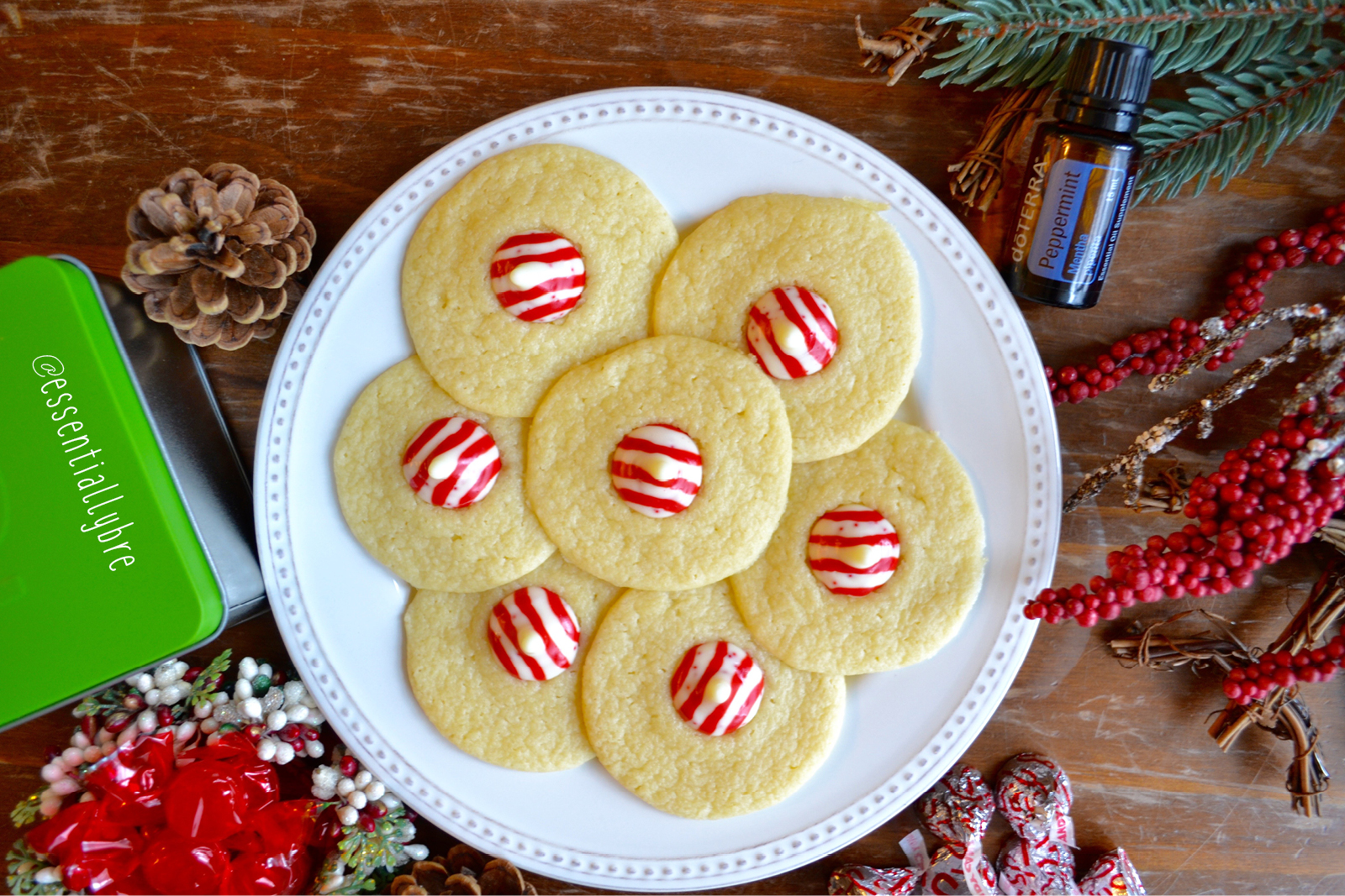 Peppermint Essential Oil Cookies — Wholly Rooted