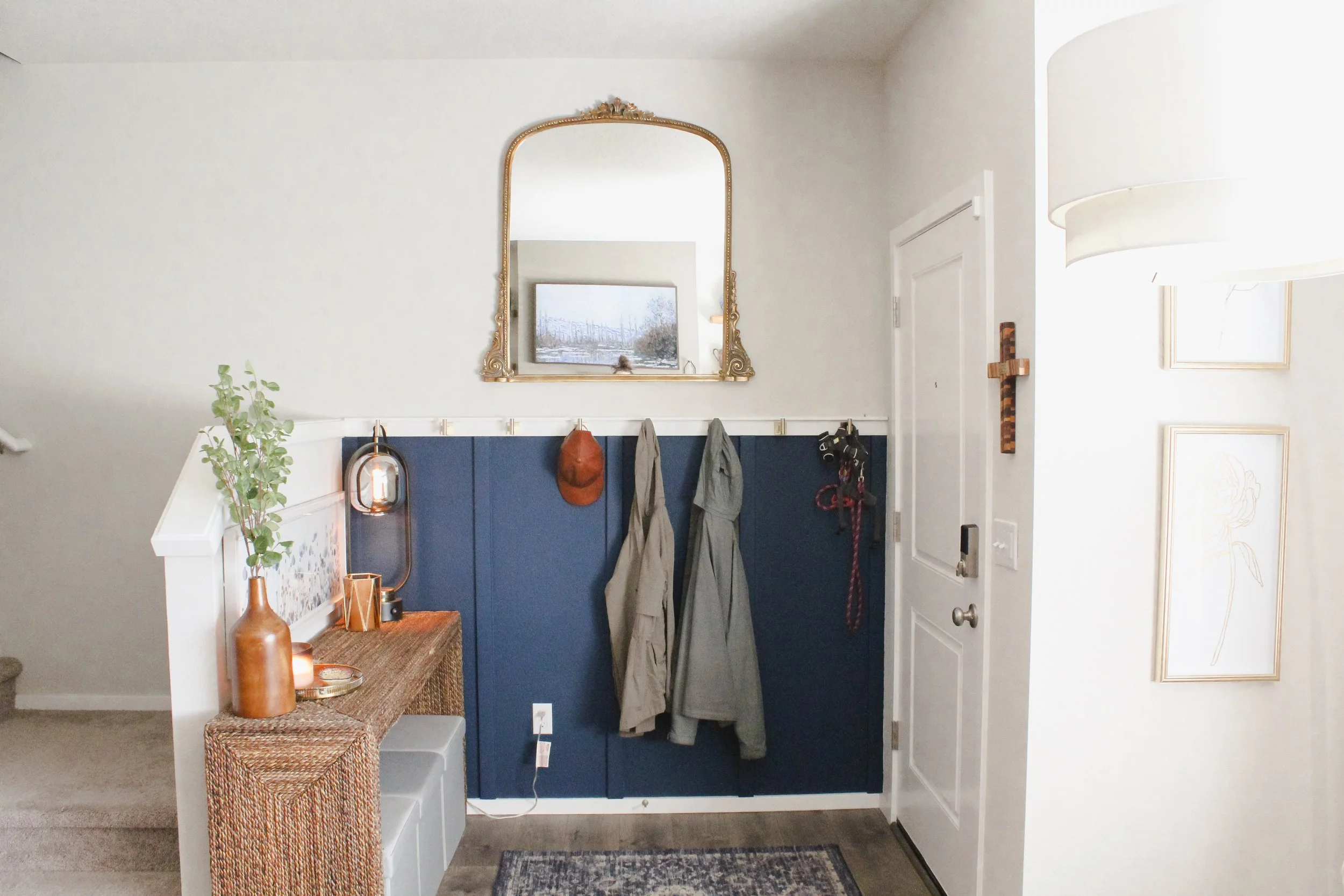 DIY Board & Batten Entryway
