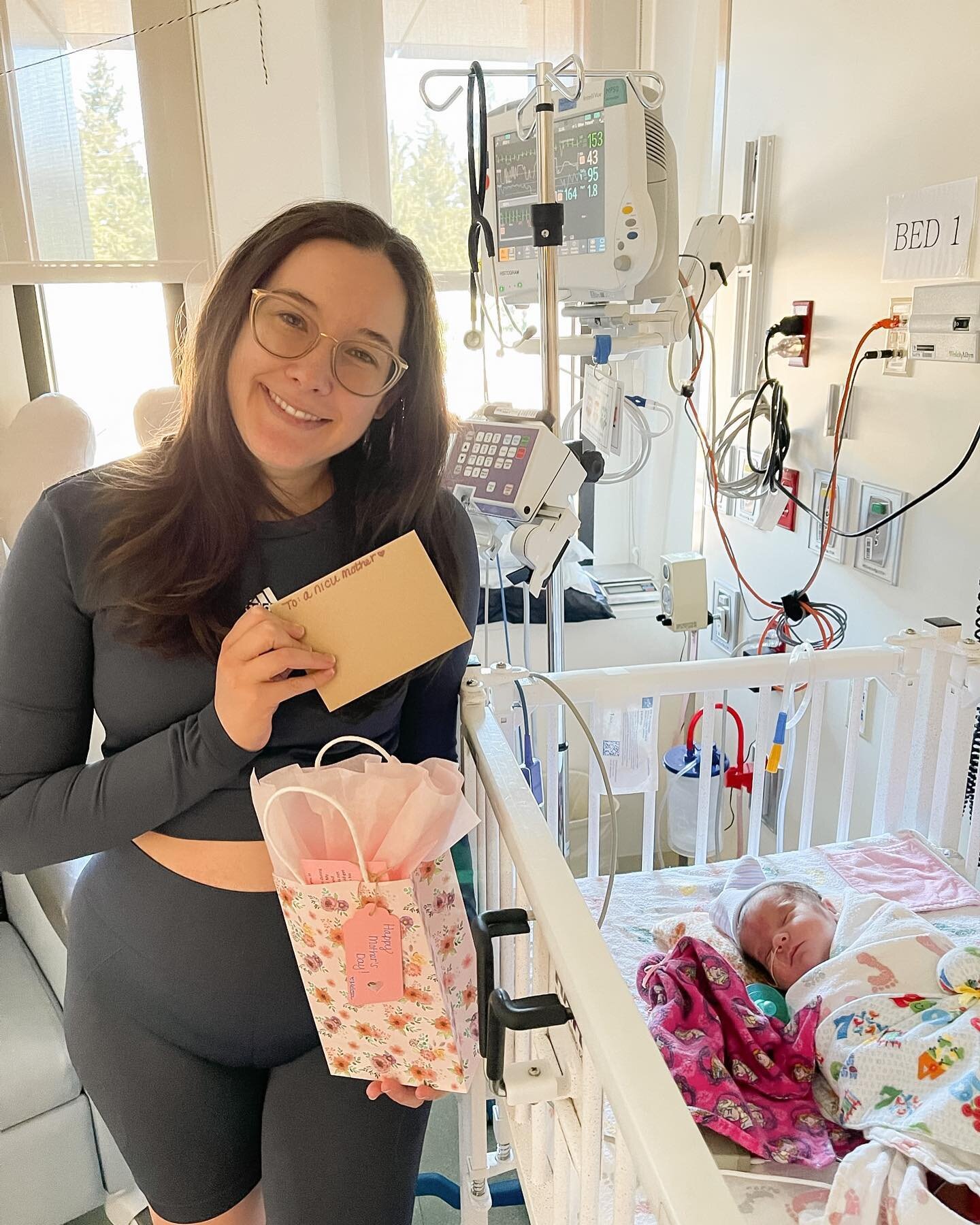 I didn&rsquo;t think we&rsquo;d spend our first Mother&rsquo;s Day together in the NICU, but anywhere miss Adeline is is where I want to be. I can&rsquo;t help but notice how much &ldquo;warrior&rdquo; is mentioned on these gifts from the NICU volunt