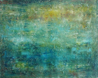 Softly Whispering, 2012, acrylic on canvas, 16" x 20"