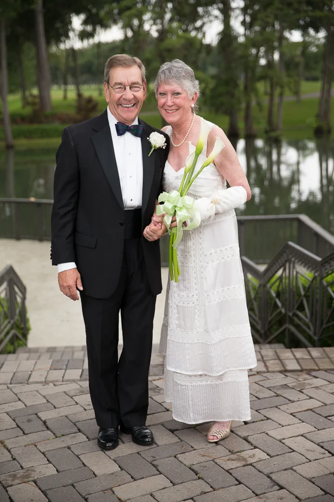 Bride and groom portrait after their wedding at Lakeside Country Club in Houston Texas