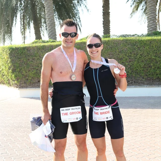 Simon "The Official" Marshall and Liz "Elastic Girl" Verheyden