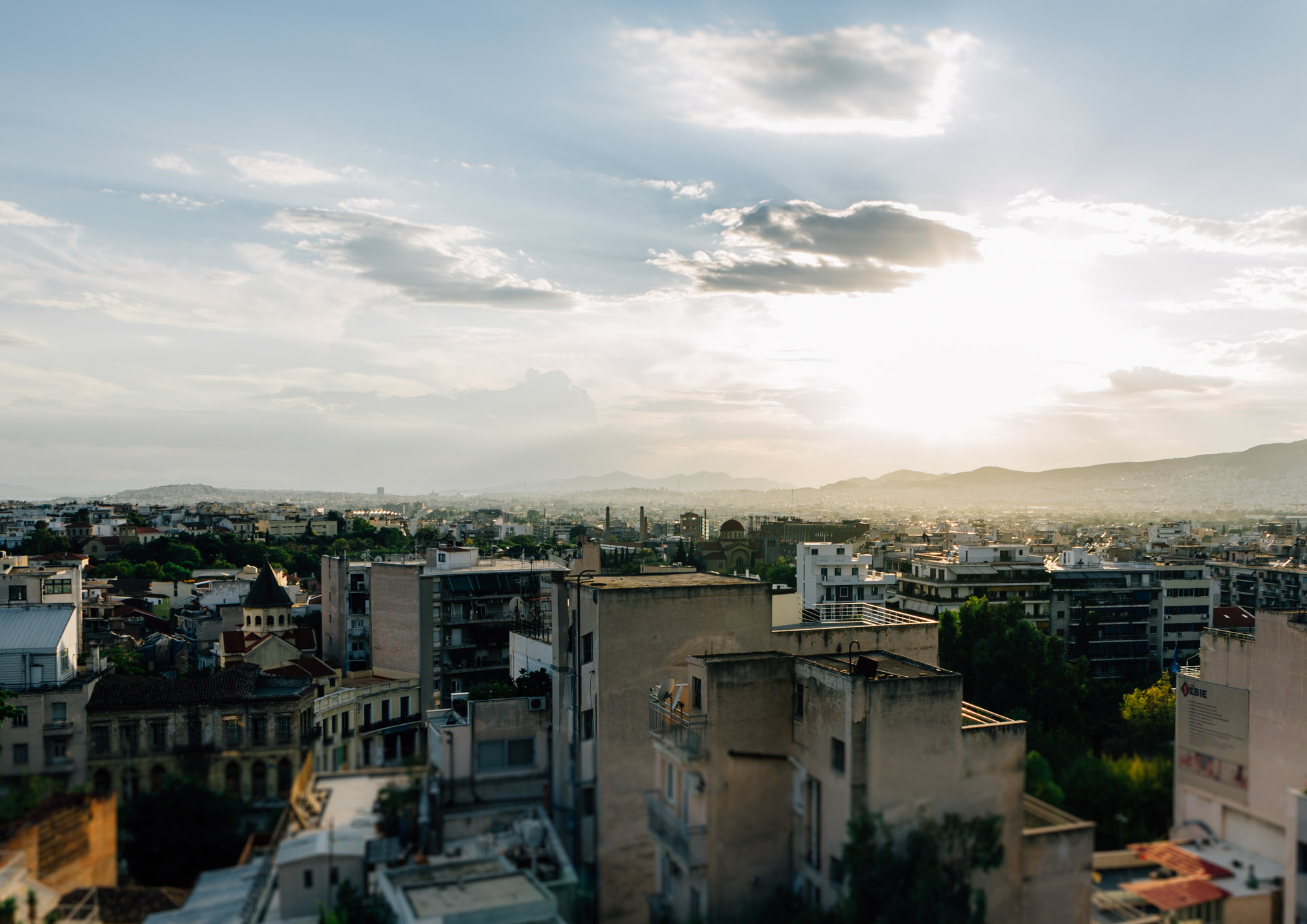 Athen's skyline