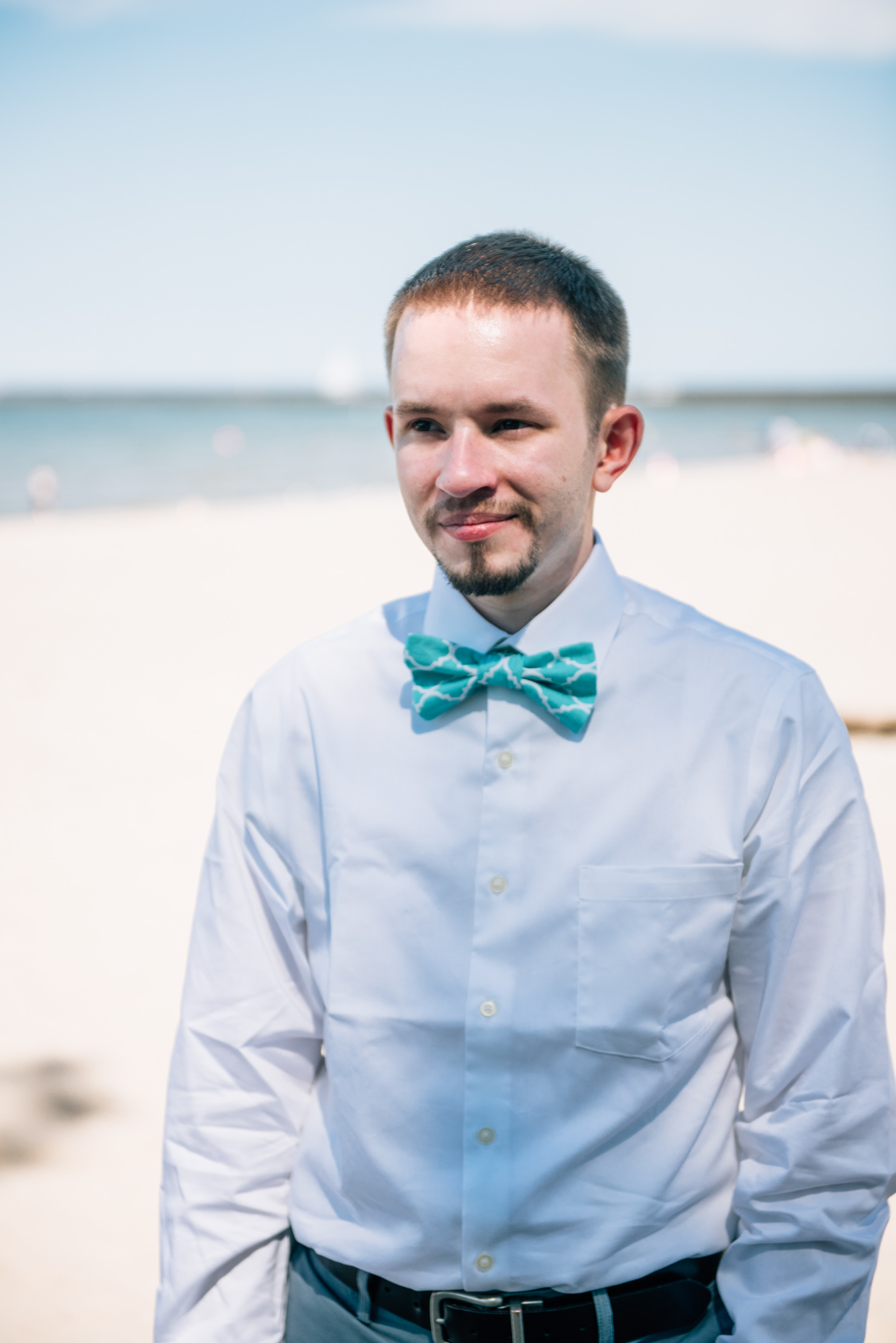 Groom before First Look