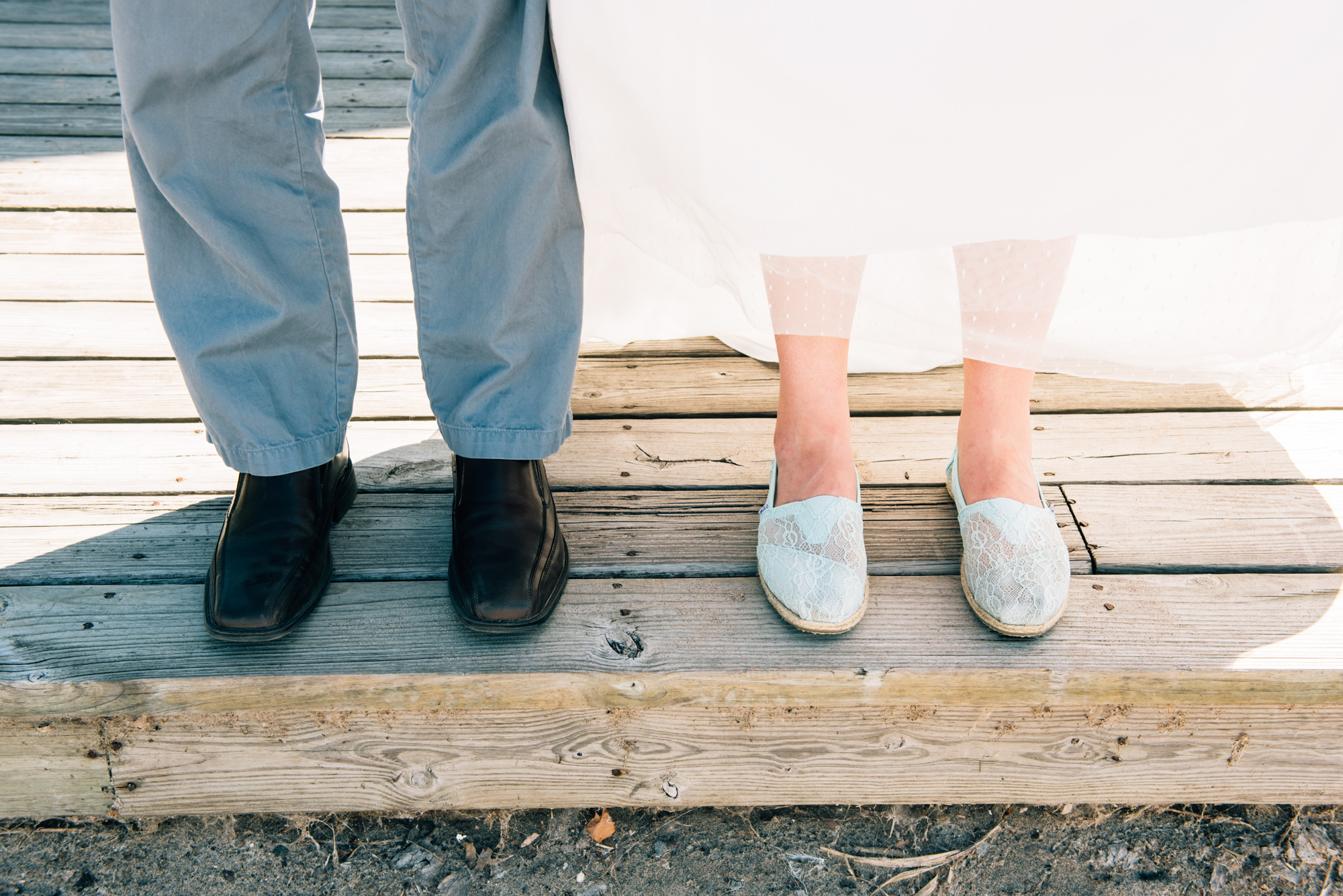 Groom and Bride's shoes