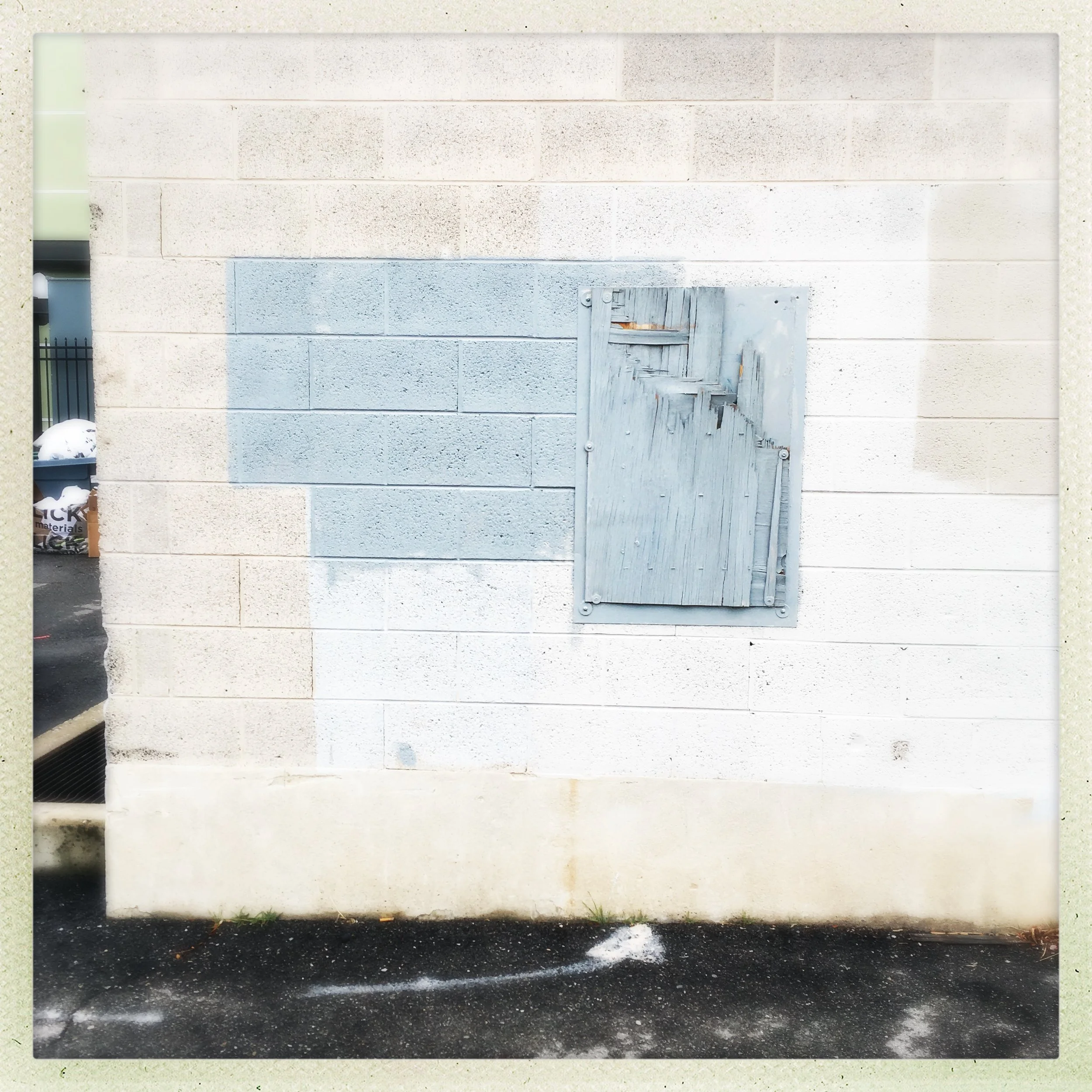 an immaculate masking off of something unknown