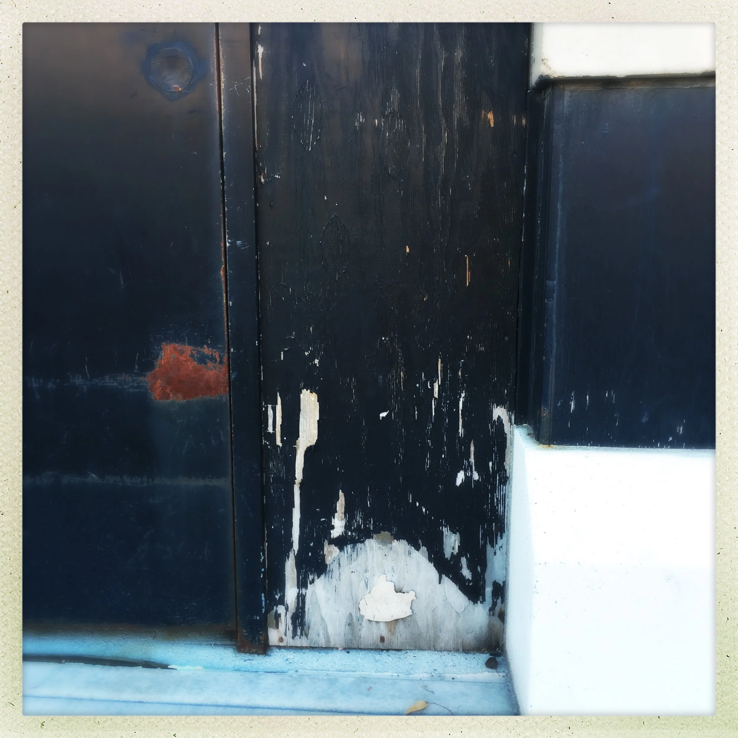 years of taking out the glass bin, an alley, Denver