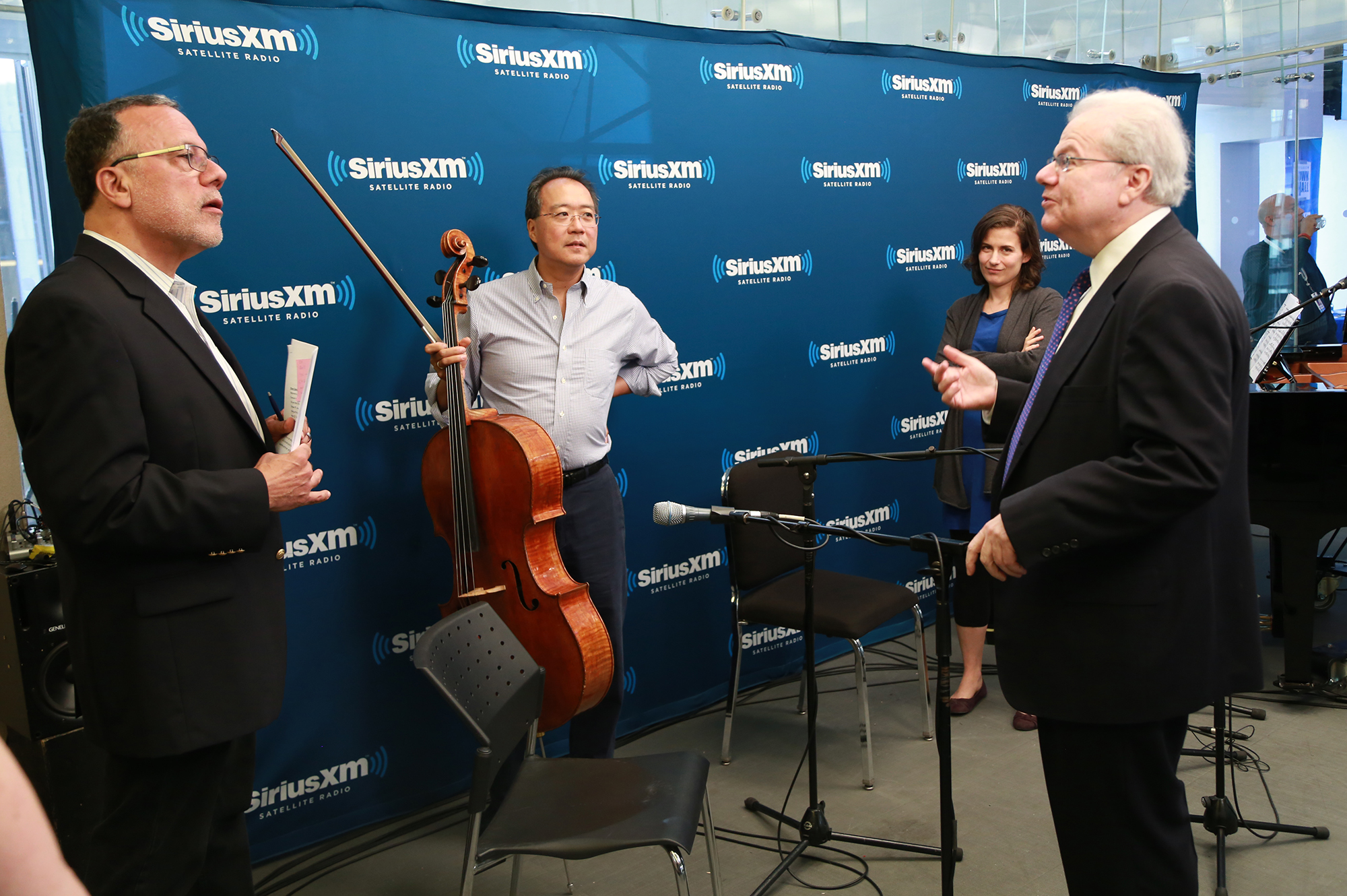 Anna Polonsky, Yo-Yo Ma and Emanuel Ax 