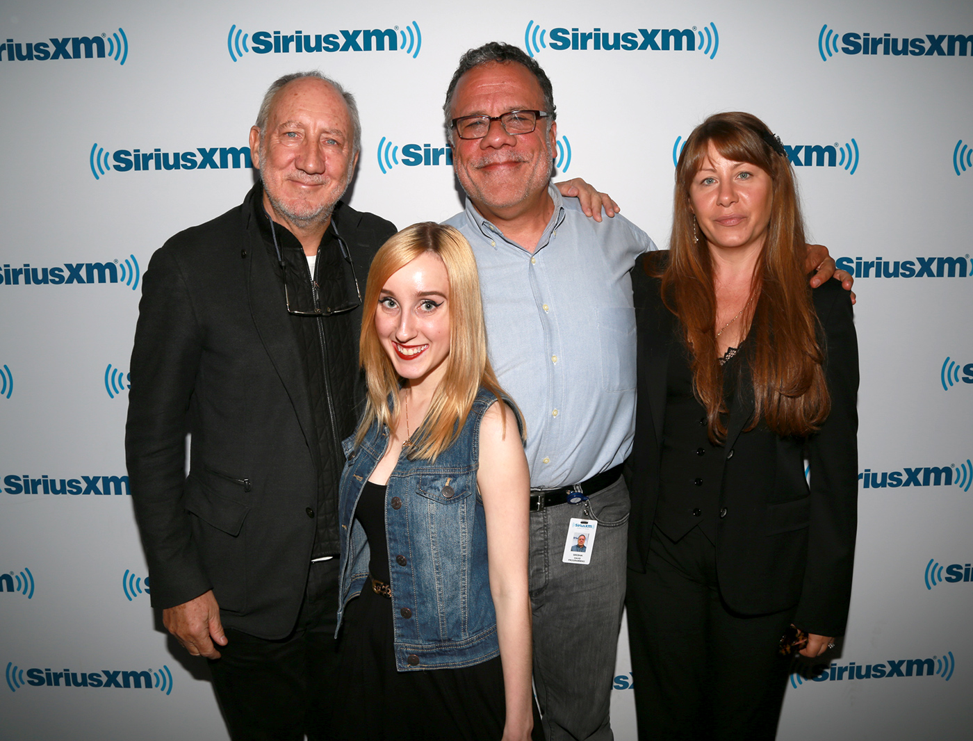 Pete Townsend (The Who), Rachel Fuller (Composer/Arranger) and Lauren (SiriusXM Producer) 
