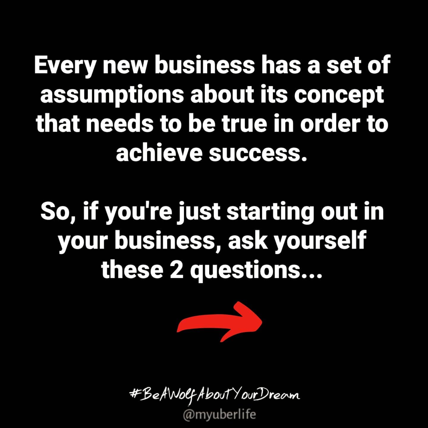 A business's assumptions will vary from depending on the type of business model in question. However, most assumptions will center around some aspect of market size and the strength of customer demand.
-
For the most part, if you have a big market, a