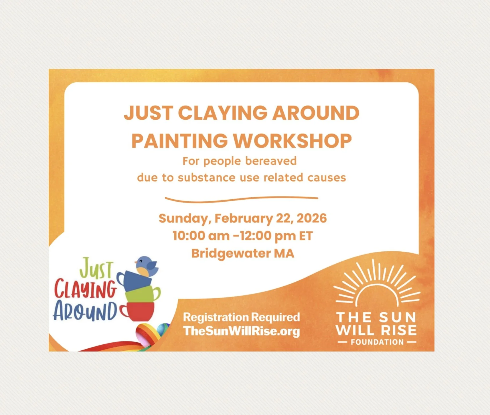 Just Claying Around Painting Workshop