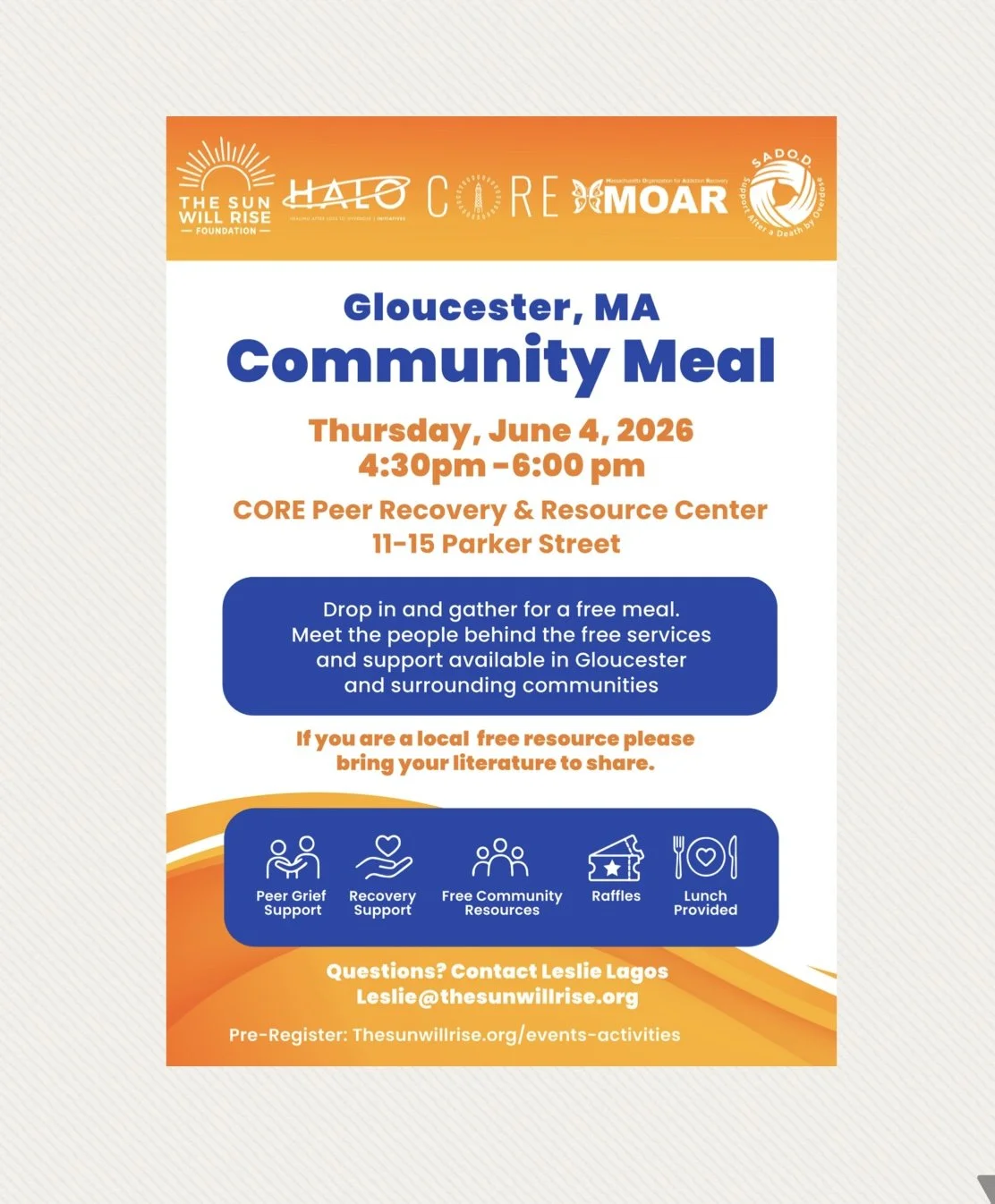 Community Meal ~ Gloucester MA